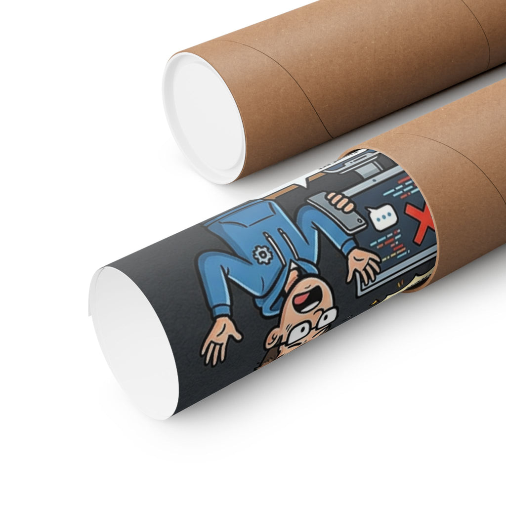 "ChatGPT Said It Would Work" Tech Humor Funny IT Matte Vertical Poster