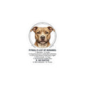 Pitbull Dog Mom Sticker | breed mom, rescue pride, fur baby decal
