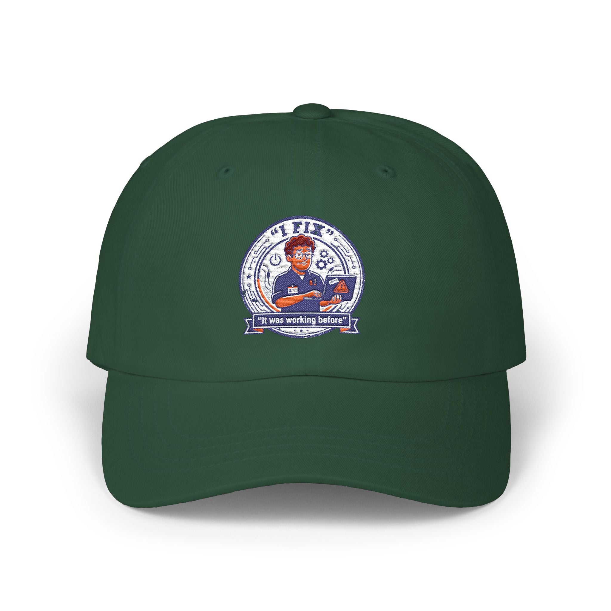"I Fix: It Worked Before" Tech Humor Funny IT Baseball Hat/Cap