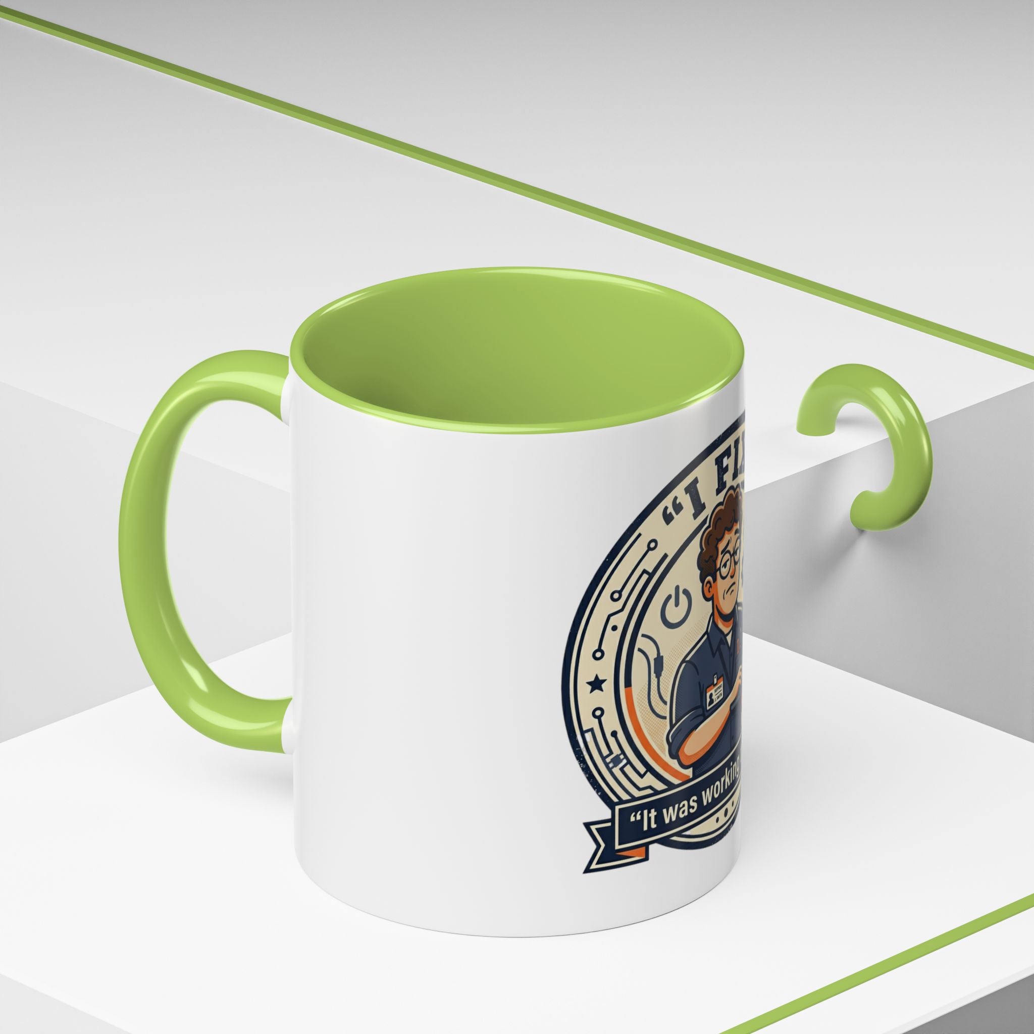 “I Fix: It Was Working Before" Funny Tech Humor Gift for IT & Engineers (11/15oz)