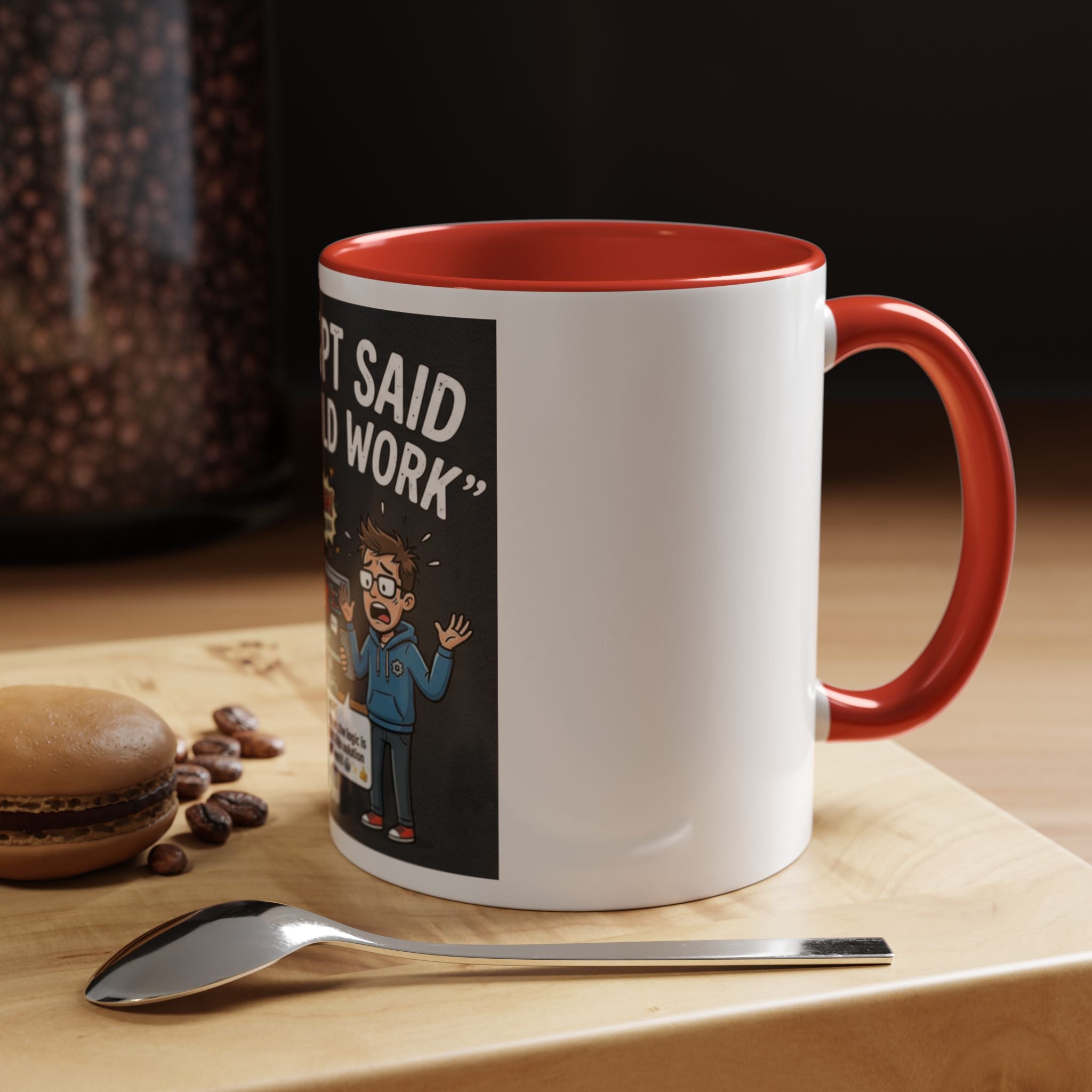 "CHatGBT Said It Would Work" Funny IT Tech Humor AI Fail Ceramic Mug
