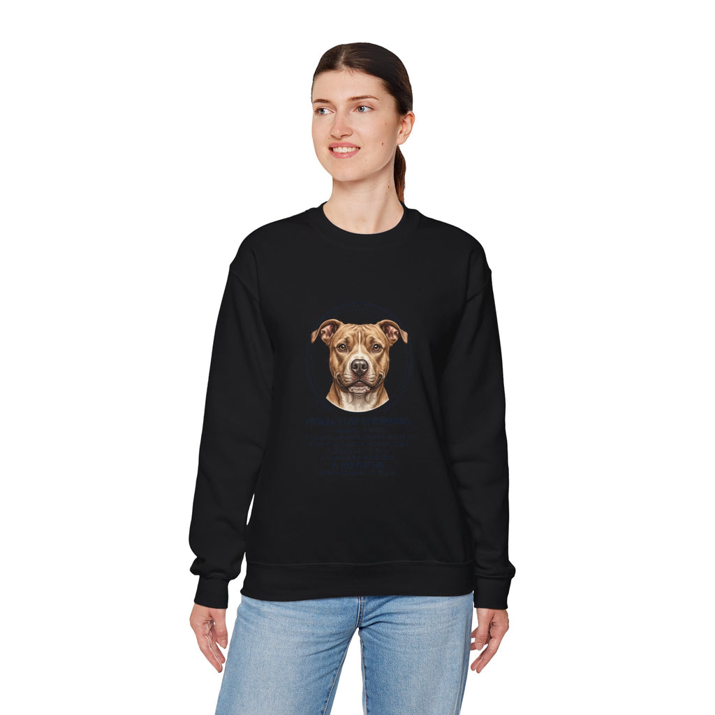 Pitbull Mom Sweatshirt | dog mom, fur baby, rescue pride