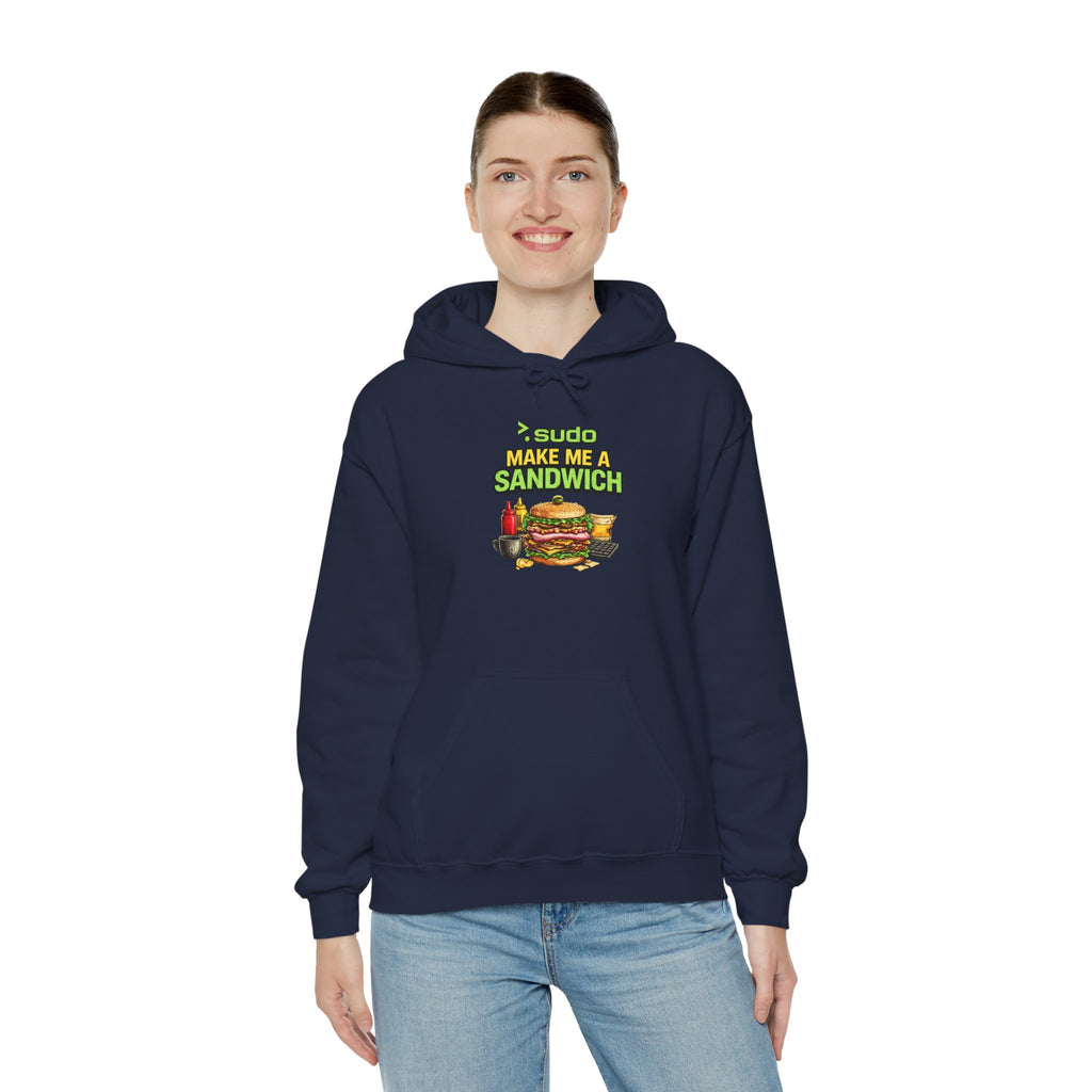 ">.Sudo Make Me A Sandwich" IT Humor Unisex Heavy Blend™ Hoodie