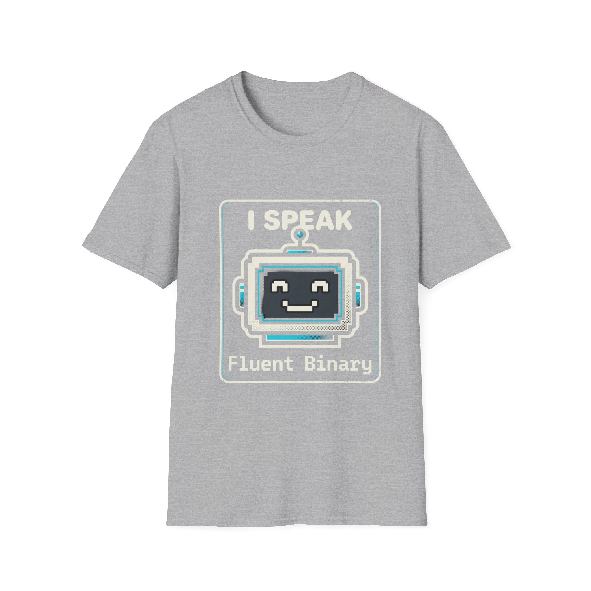 "I Speak Fluent Binary" Funny IT Programmer Tech Humor Graphic Tee