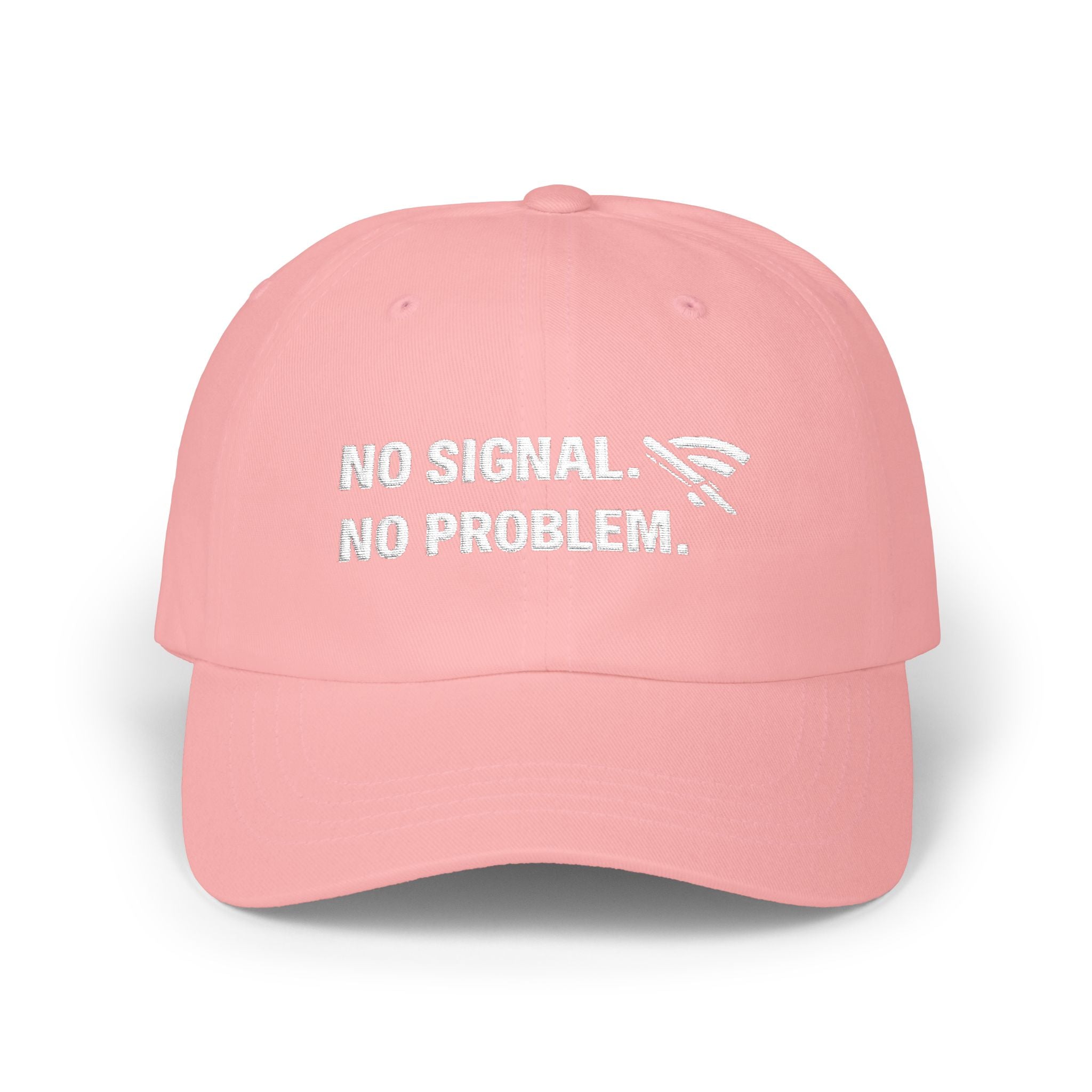 "No Signal No Problem" Tech Humor Funny IT Baseball Hat/Cap