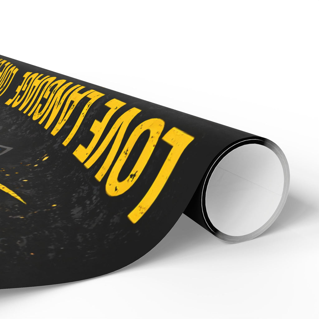 "Bandwidth is my Love Language" Funny IT Wrapping Paper - Tech Humor Gift Wrap