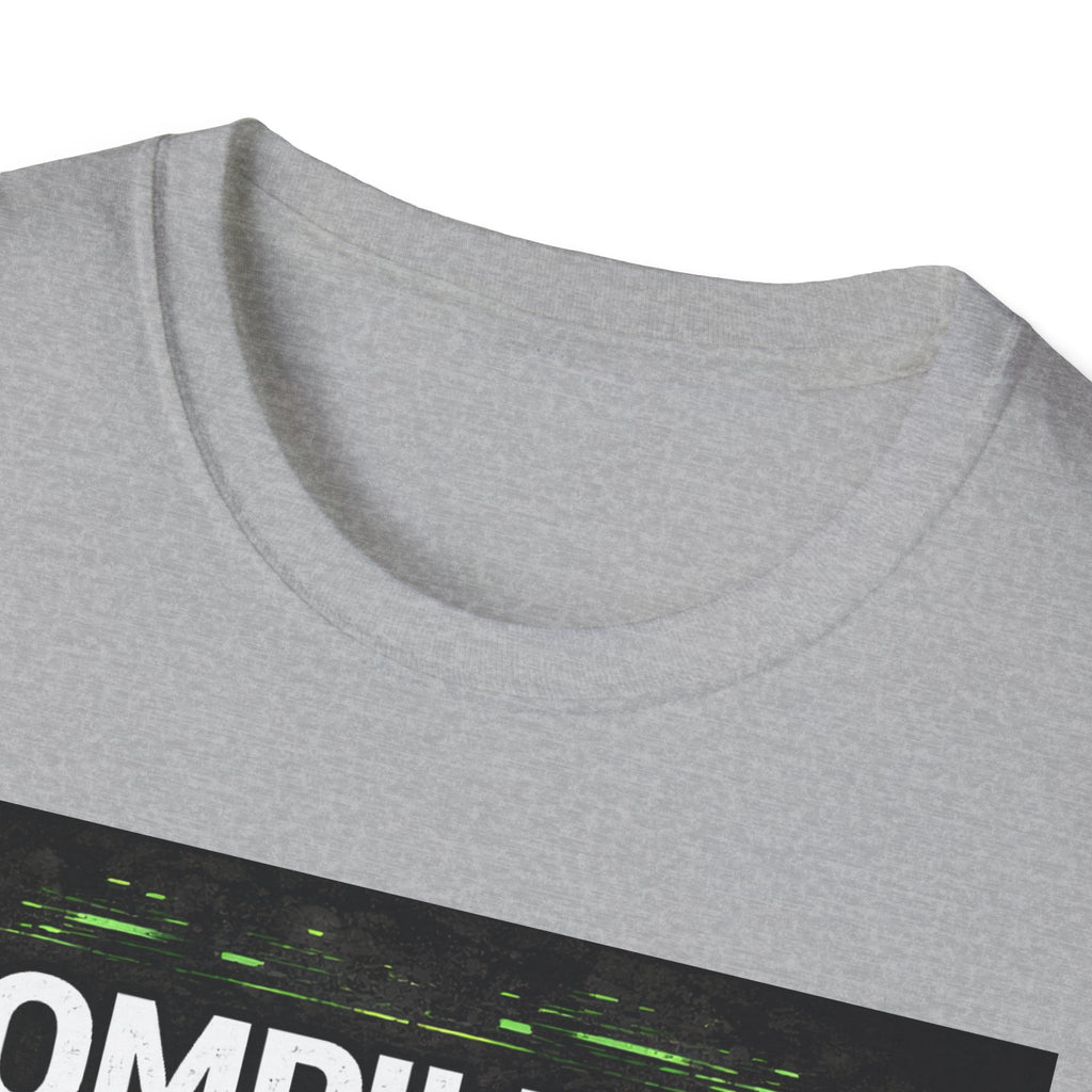 "Compiling... Please Wait" Programmer Loading Graphic Tee Funny IT Tech Humor T-Shirt