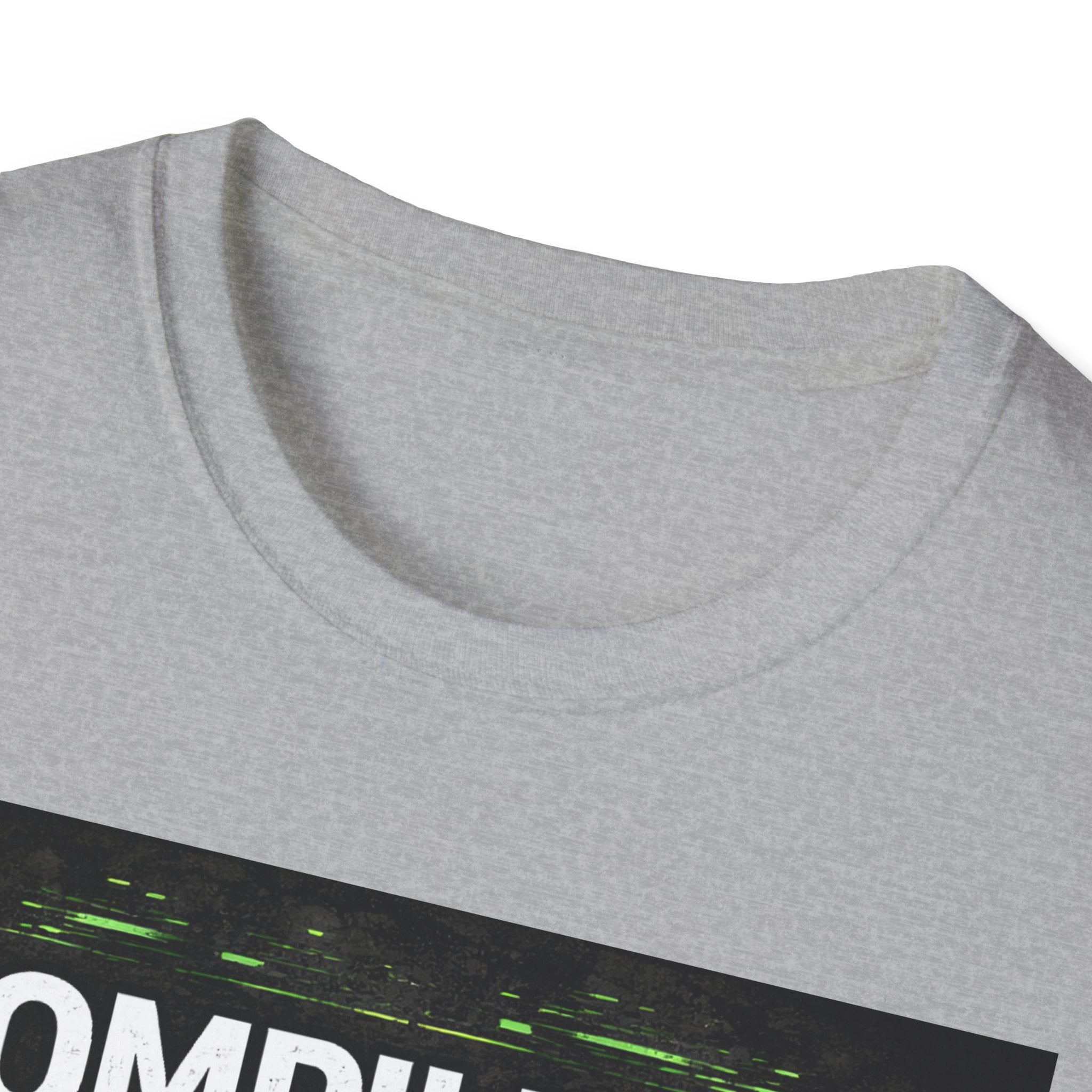 "Compiling... Please Wait" Programmer Loading Graphic Tee Funny IT Tech Humor T-Shirt