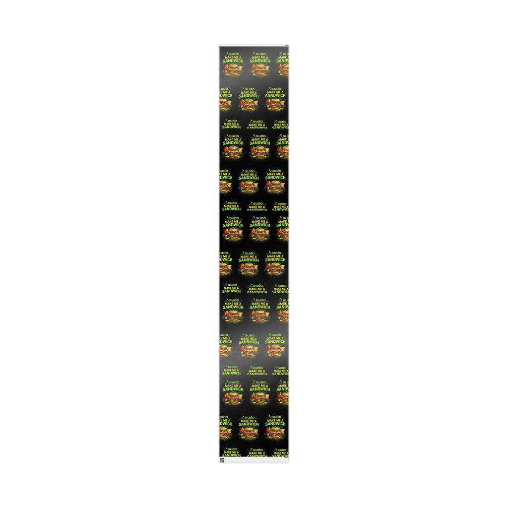 ">.Sudo Make Me ASandwich" Funny IT Wrapping Paper – Funny Tech Gift Wrap