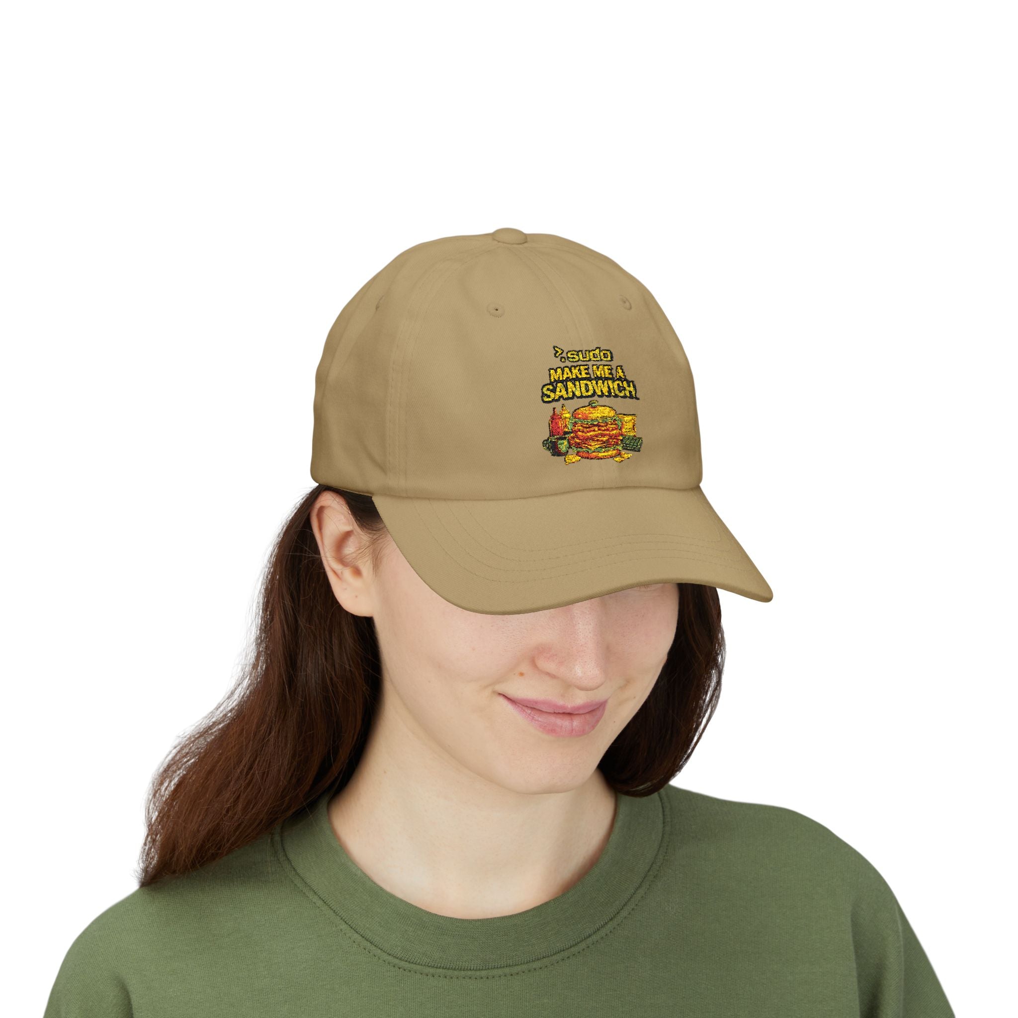 ">. Sudo Make Me A Sandwich" Tech Humor Funny IT Baseball Hat/Cap