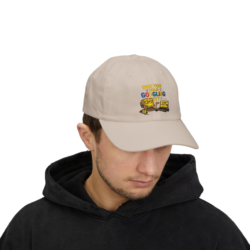 "Have You Tried Googling It?" Embroidered Casual Baseball Hat