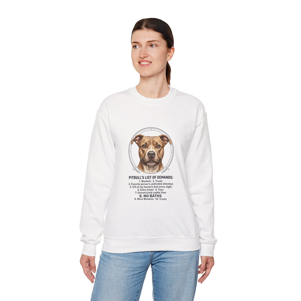 Pitbull Mom Sweatshirt | dog mom, fur baby, rescue pride