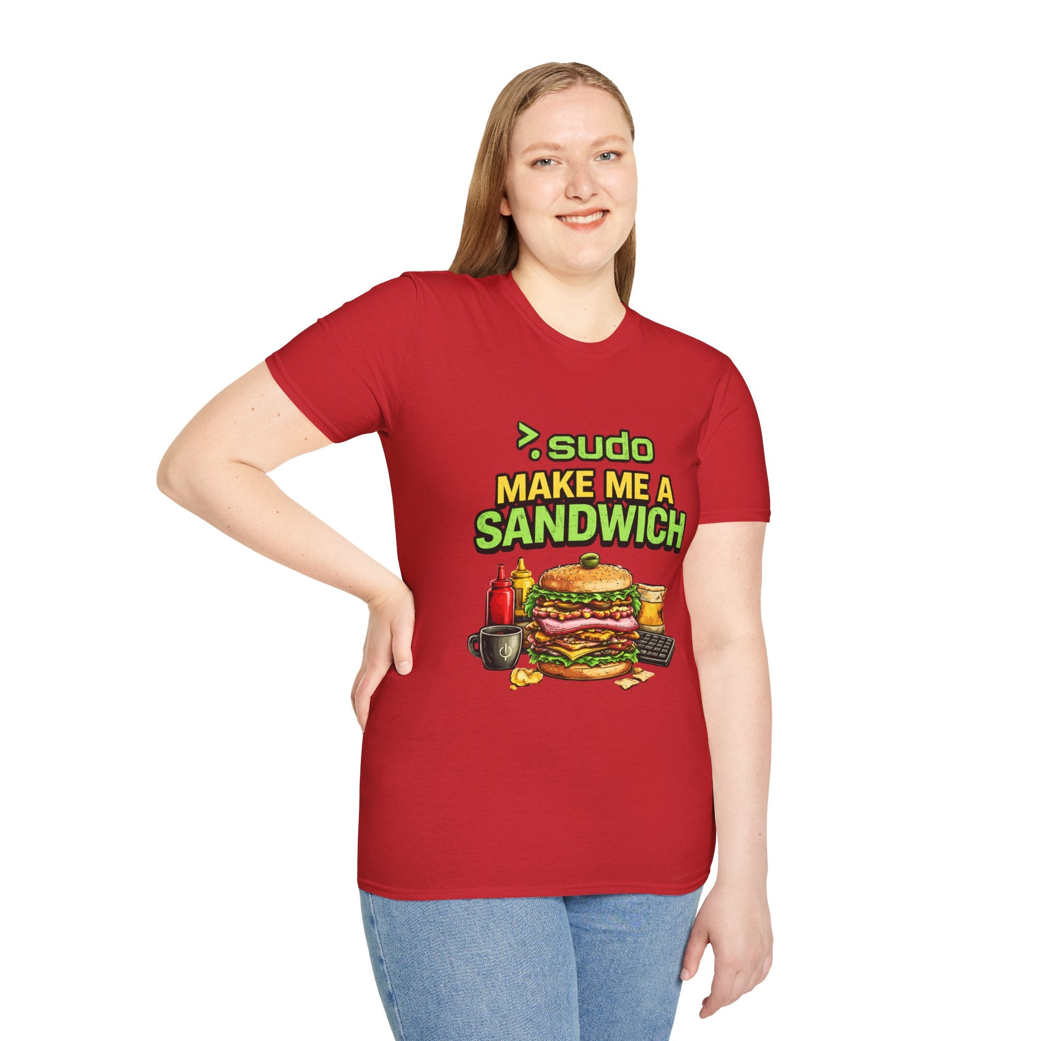 ">. Sudo Make Me a Sandwich" Funny IT T-Shirt — Programmer Tech Humor Tee