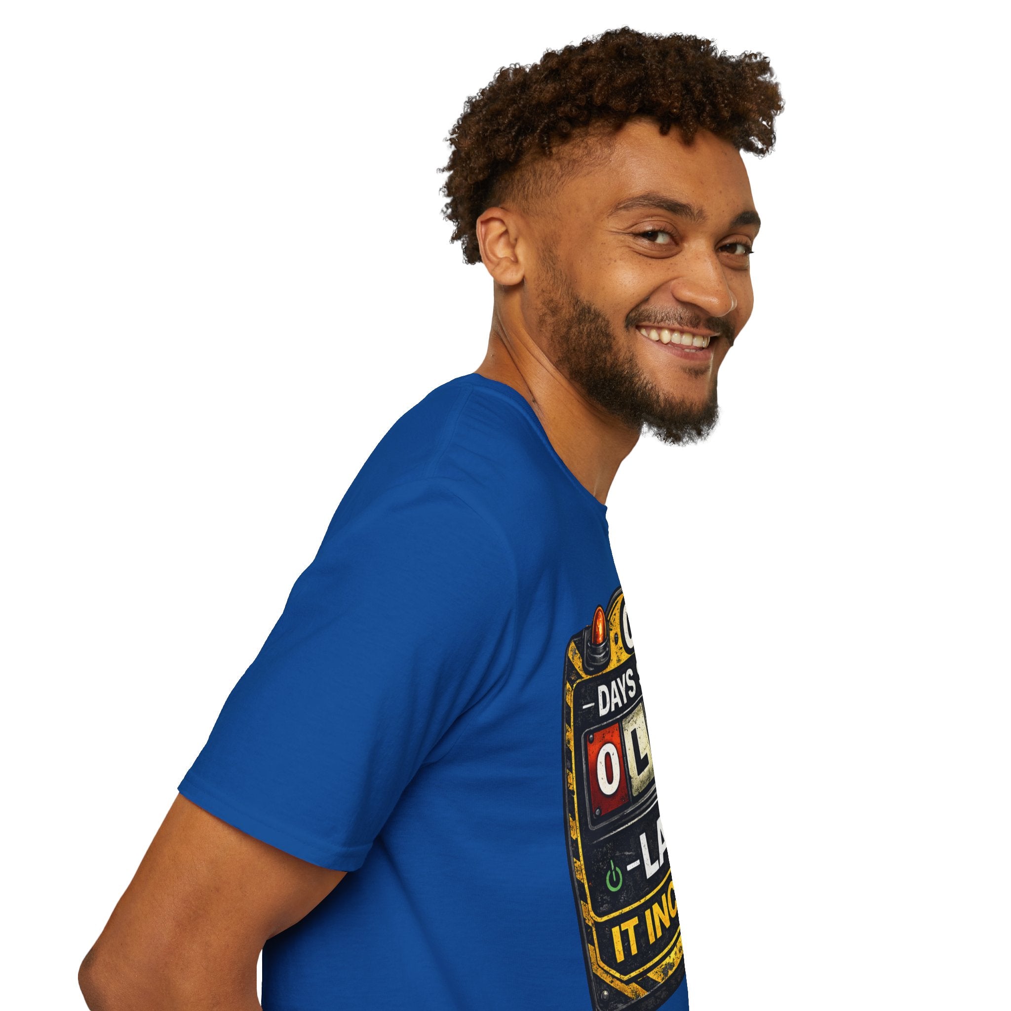 "0 Days Since Last IT Incident" Funny IT Tech Humor T-Shirt