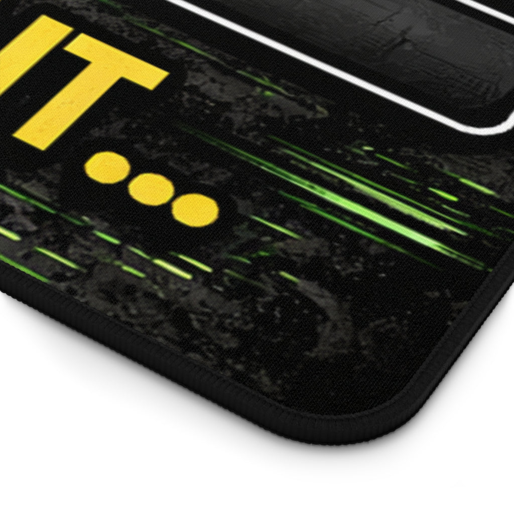 "Compiling... Please Wait" Funny IT Desk Mat Tech Humor Programmer Keyboard Mouse Pad