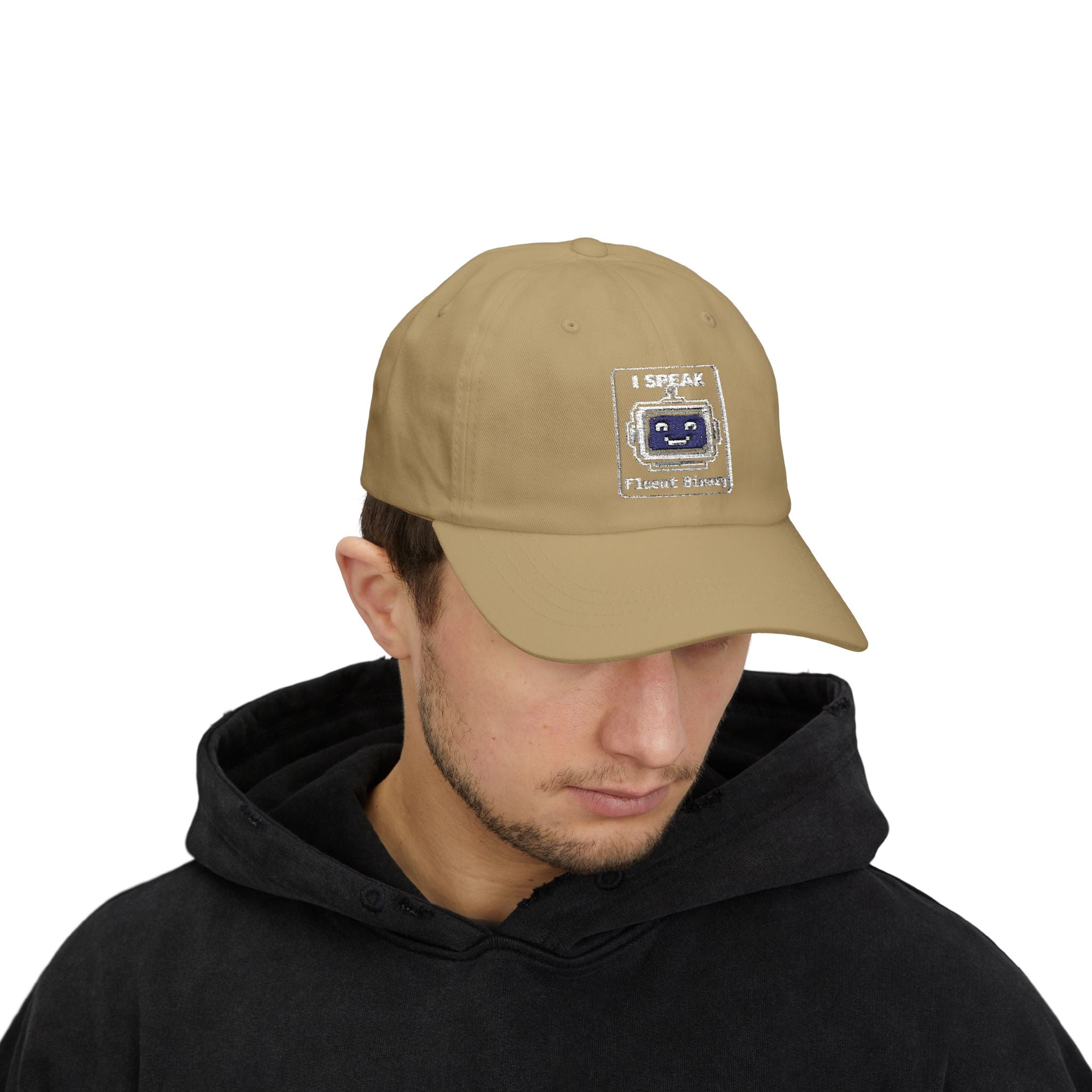 "I Speak Fluent Binary" Tech Humor Funny IT Baseball Hat/Cap