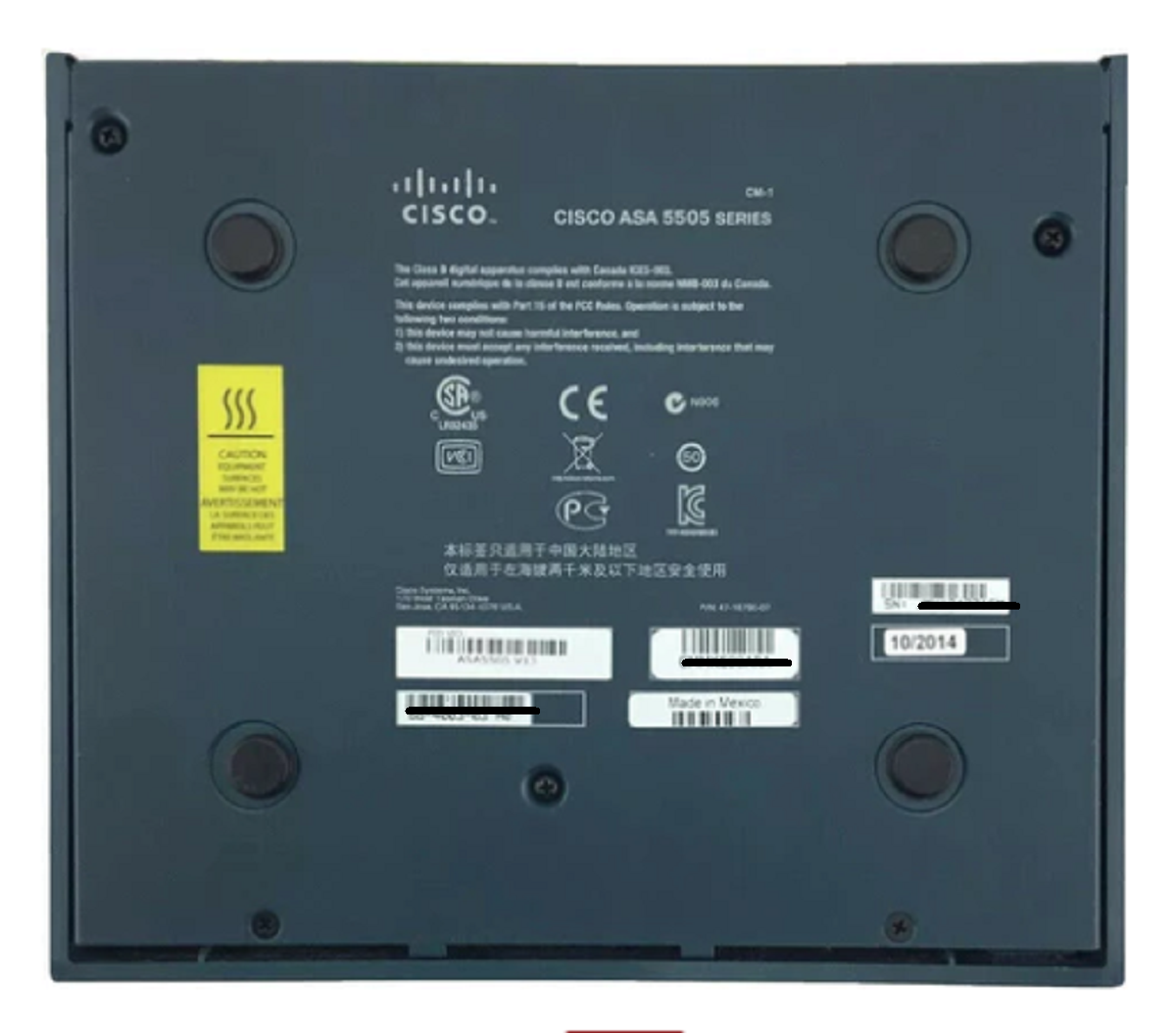 OEM Cisco ASA5505-K9 Security Appliance with Integrated 8-Port Ethernet Switch