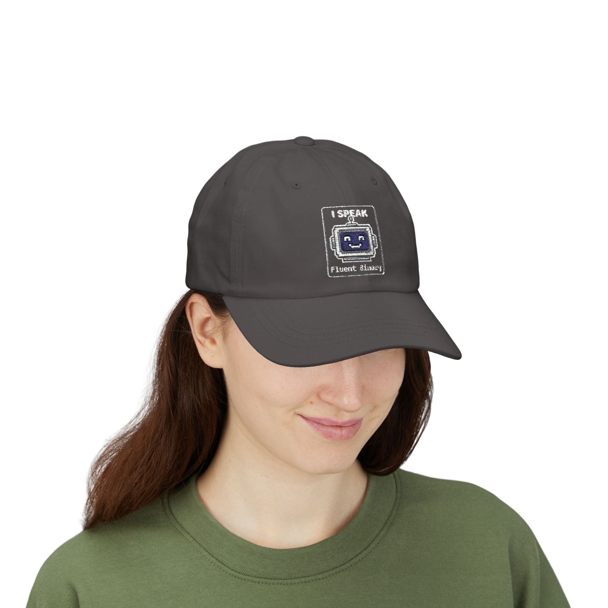 "I Speak Fluent Binary" Tech Humor Funny IT Baseball Hat/Cap