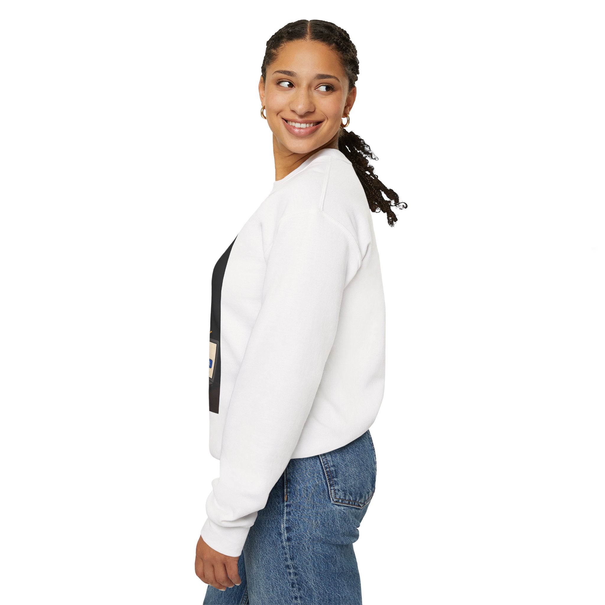 "Have You Tried Googling It?" Funny Tech Geek Graphic Crewneck Sweatshirt