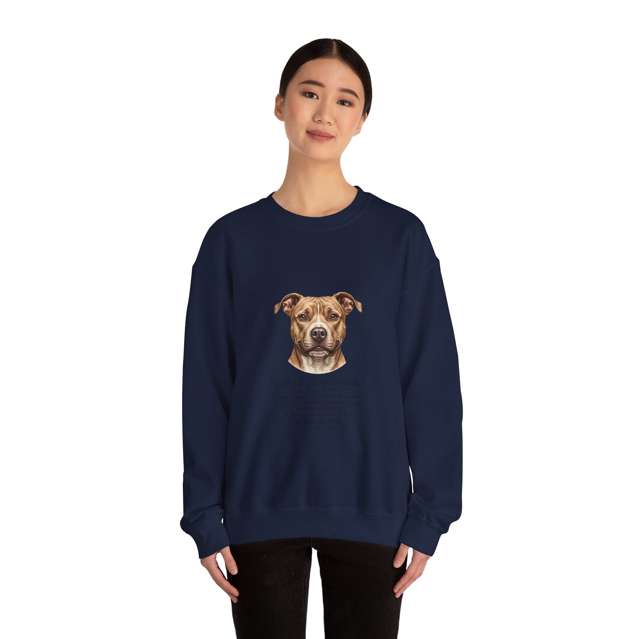 Pitbull Mom Sweatshirt | dog mom, fur baby, rescue pride