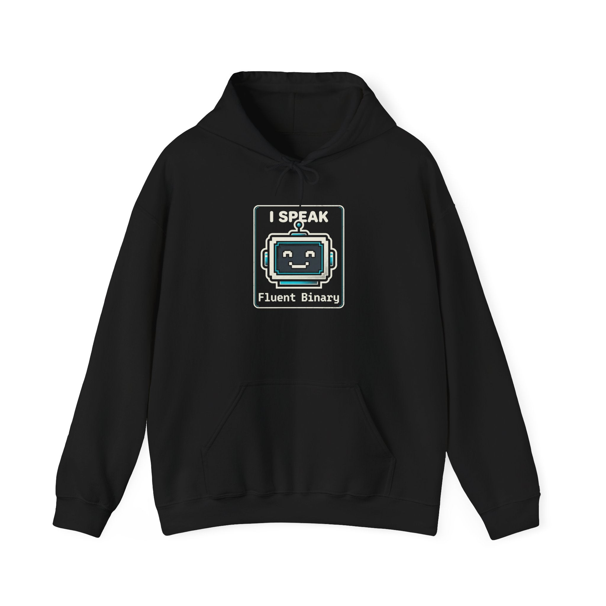 "I Speak Fluent Binary" Funny IT Programmer Humor Hoodie