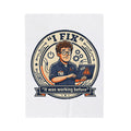 "I Fix: It Was Working Before" Tech Humor Funny IT Velveteen Plush Blanket