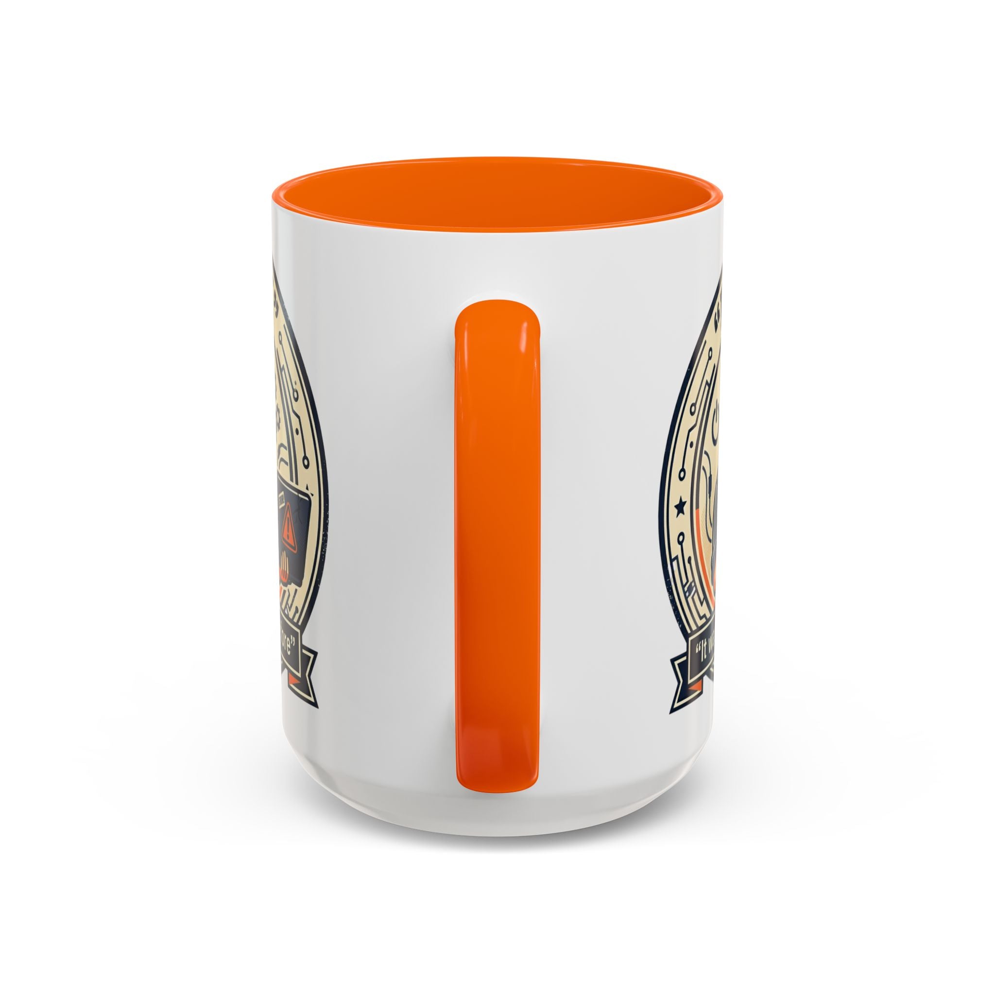 "I Fix: It Was Working Before" IT Humor Accent Coffee Mug (11, 15oz)