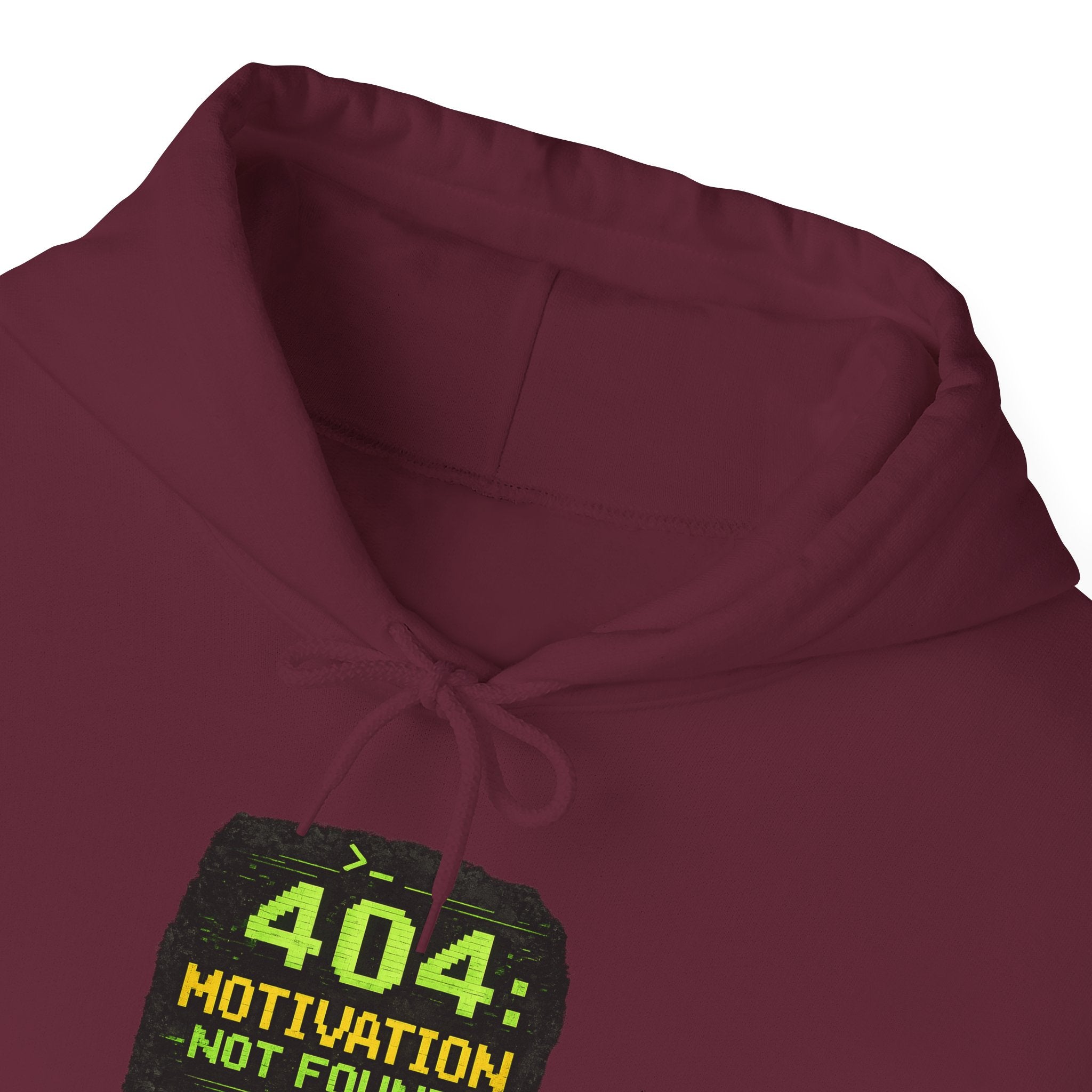 "Error 404 Motivation Not Found" IT Humor Unisex Heavy Blend™ Hoodie