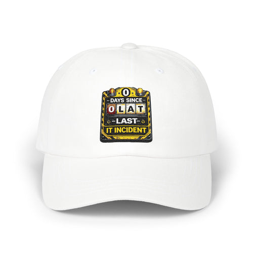 "0 Days Since Last IT Incident" Tech Humor Funny IT Baseball Hat/Cap