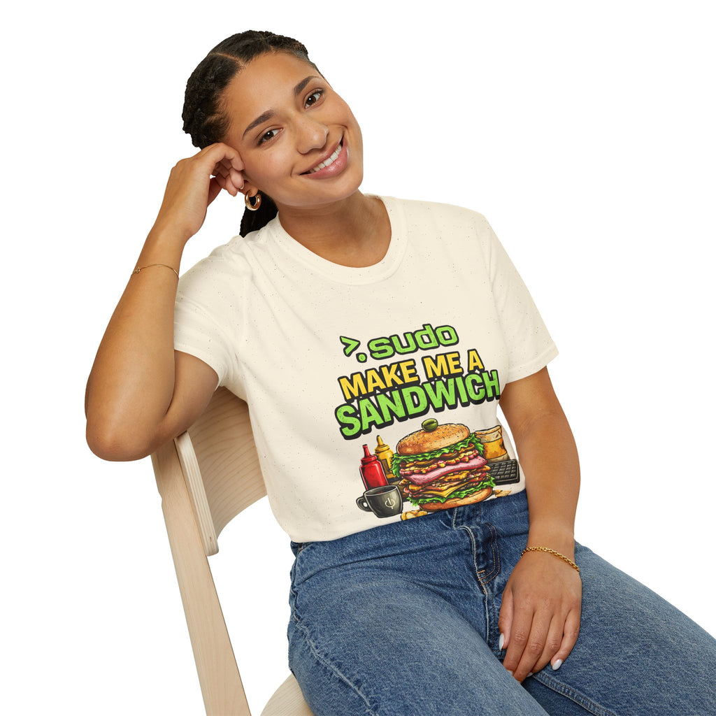 ">. Sudo Make Me a Sandwich" Funny IT T-Shirt — Programmer Tech Humor Tee