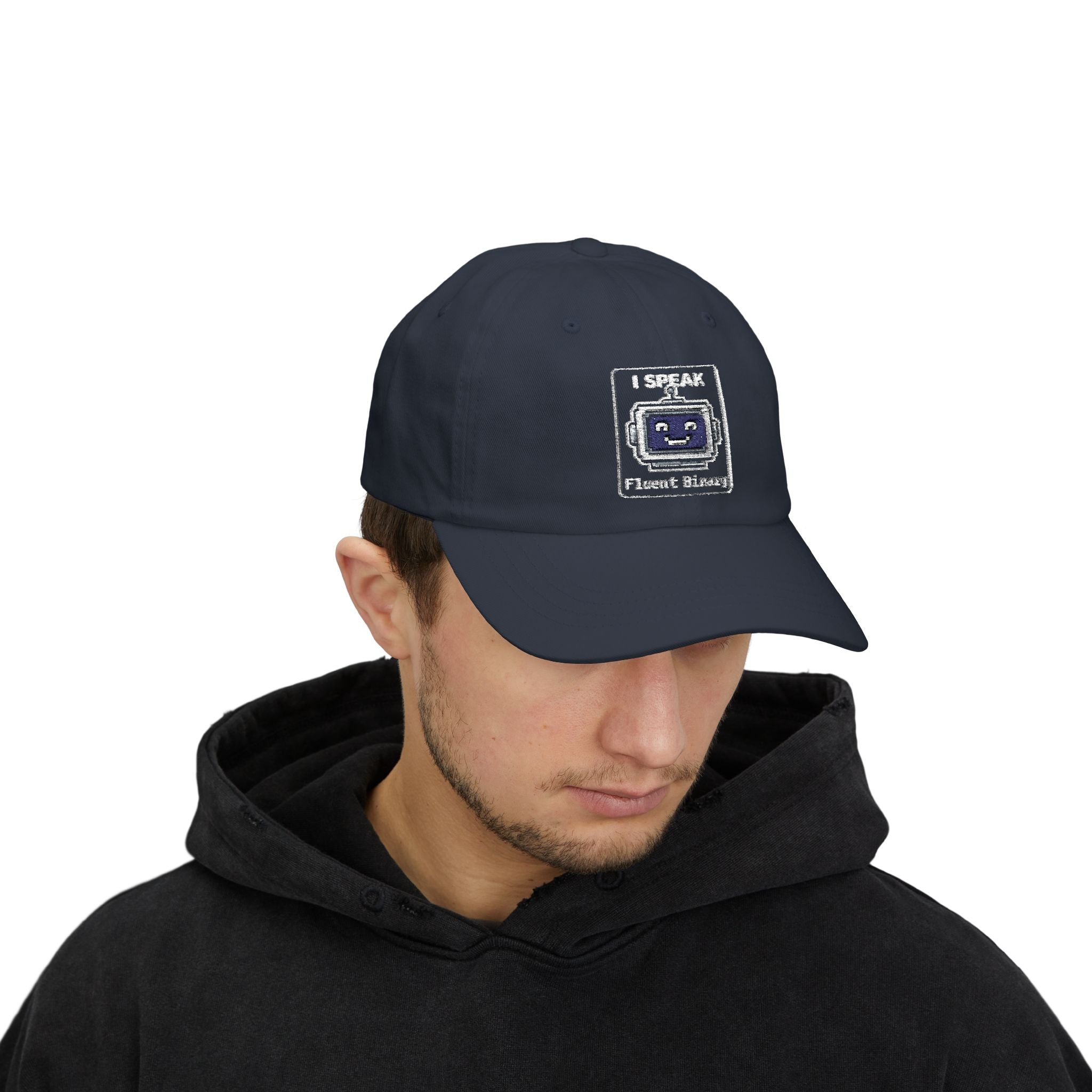 "I Speak Fluent Binary" Tech Humor Funny IT Baseball Hat/Cap