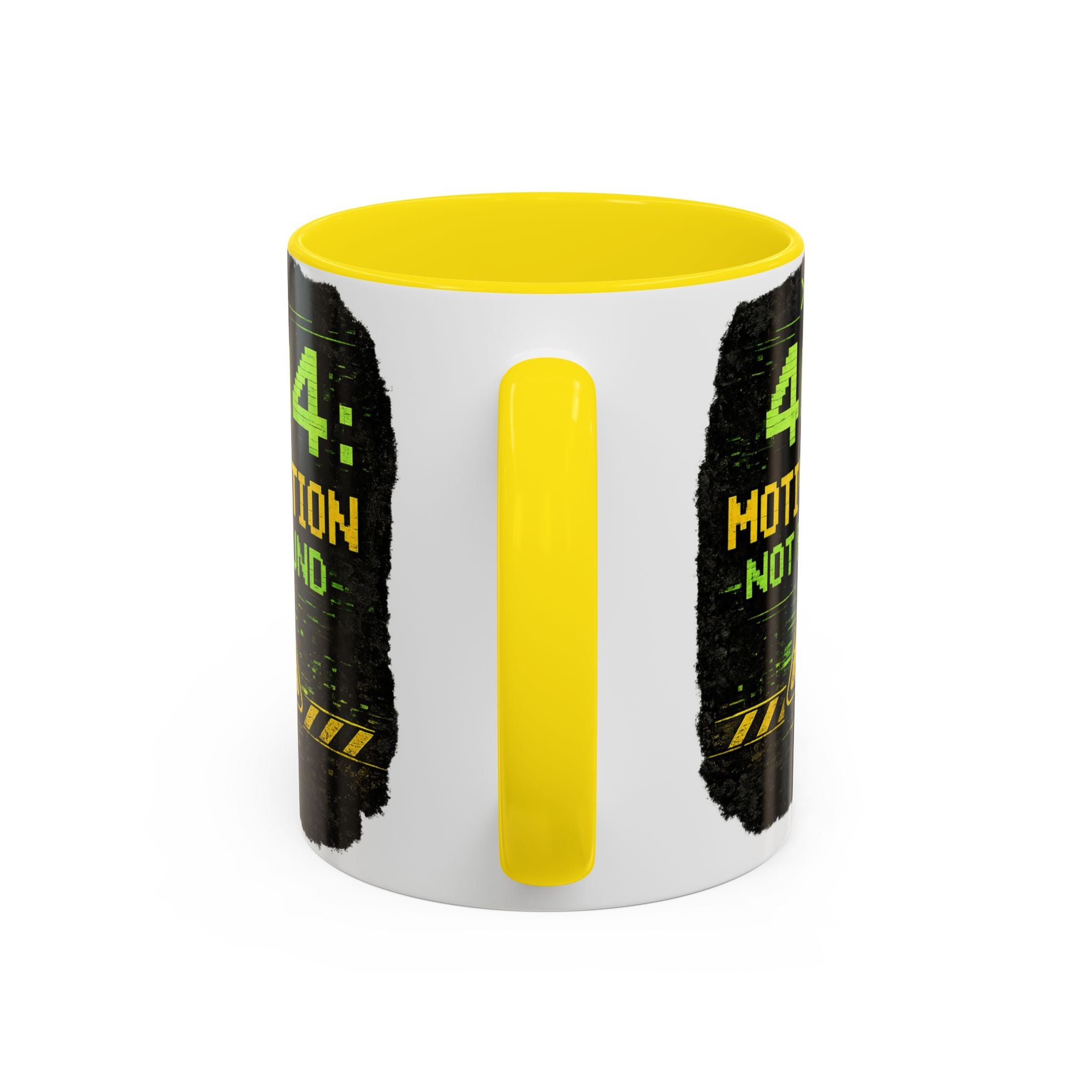 "Error 404 Motivation Not Found" IT Humor Accent Coffee Mug (11, 15oz)