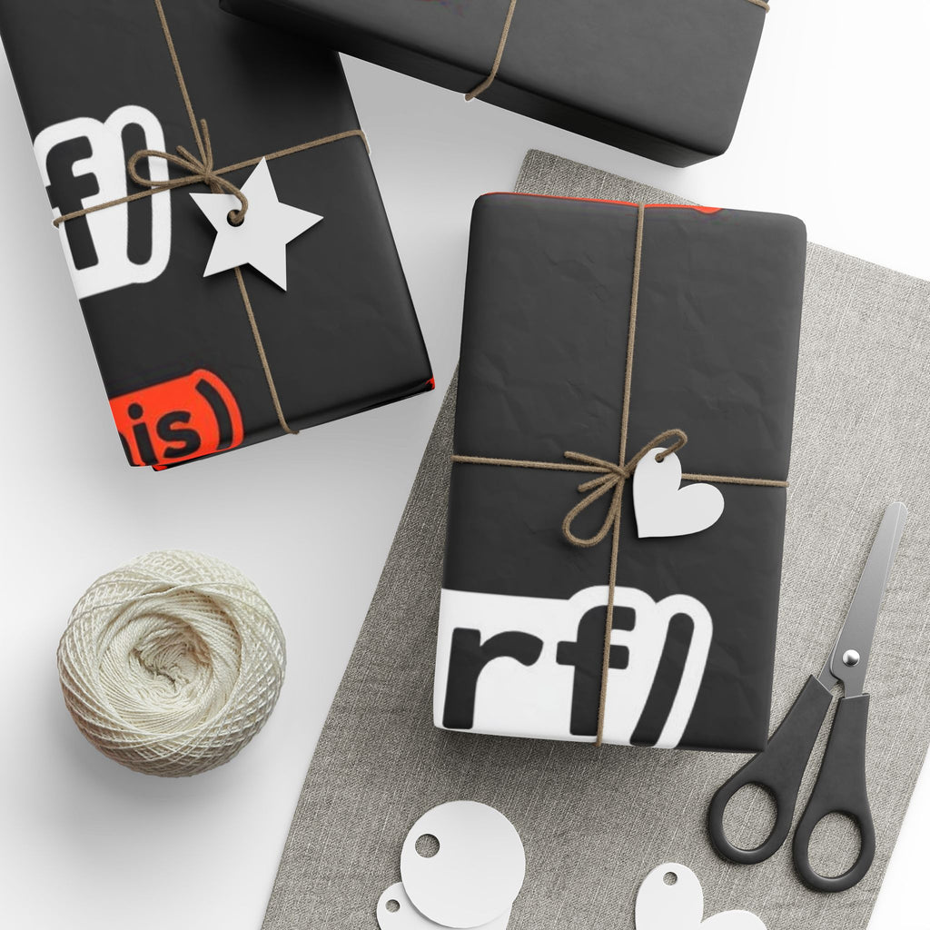 "rm -rf/ (Don't Try This)" Funny IT Gift Wrap for Techs Tech Humor Wrapping Paper