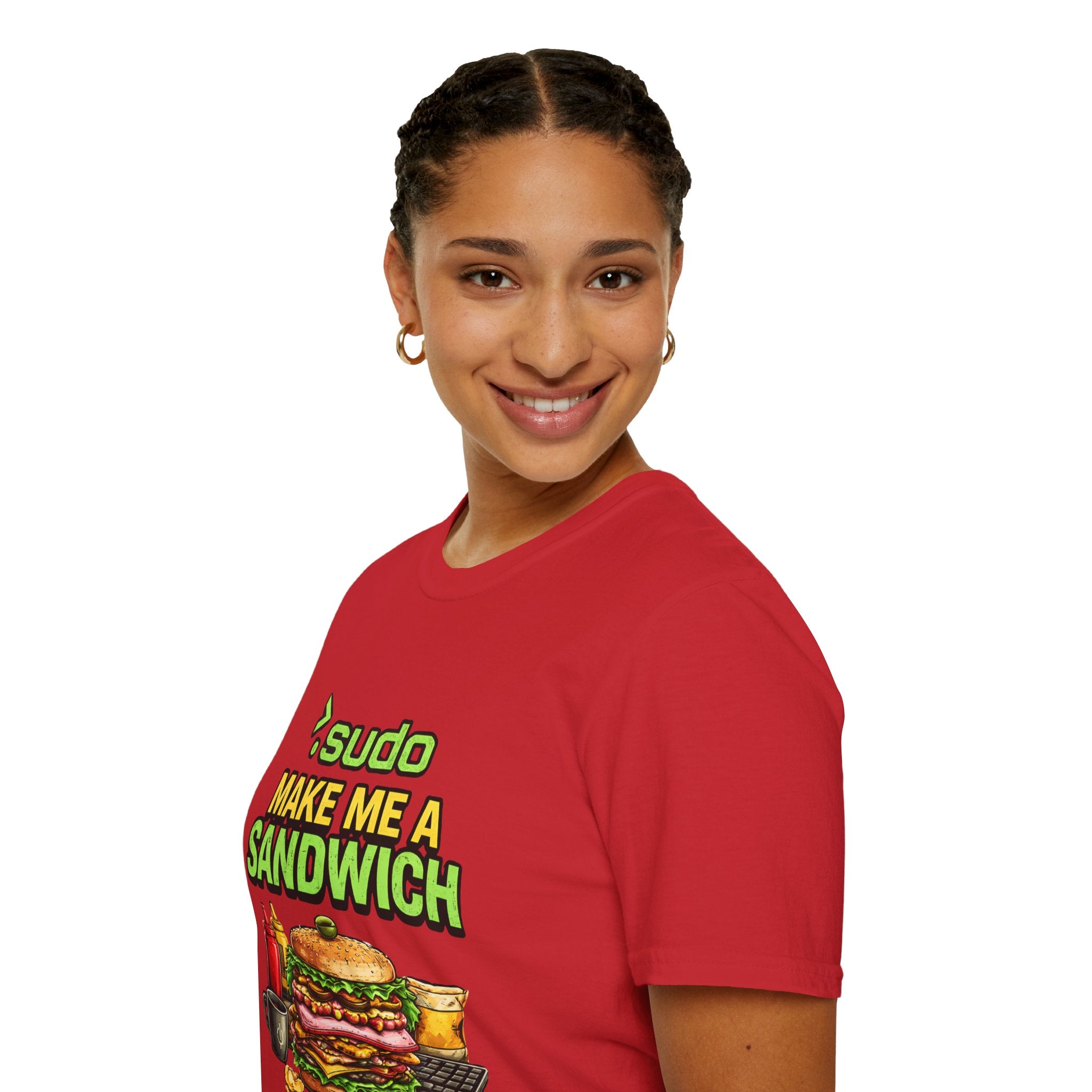">. Sudo Make Me a Sandwich" Funny IT T-Shirt — Programmer Tech Humor Tee