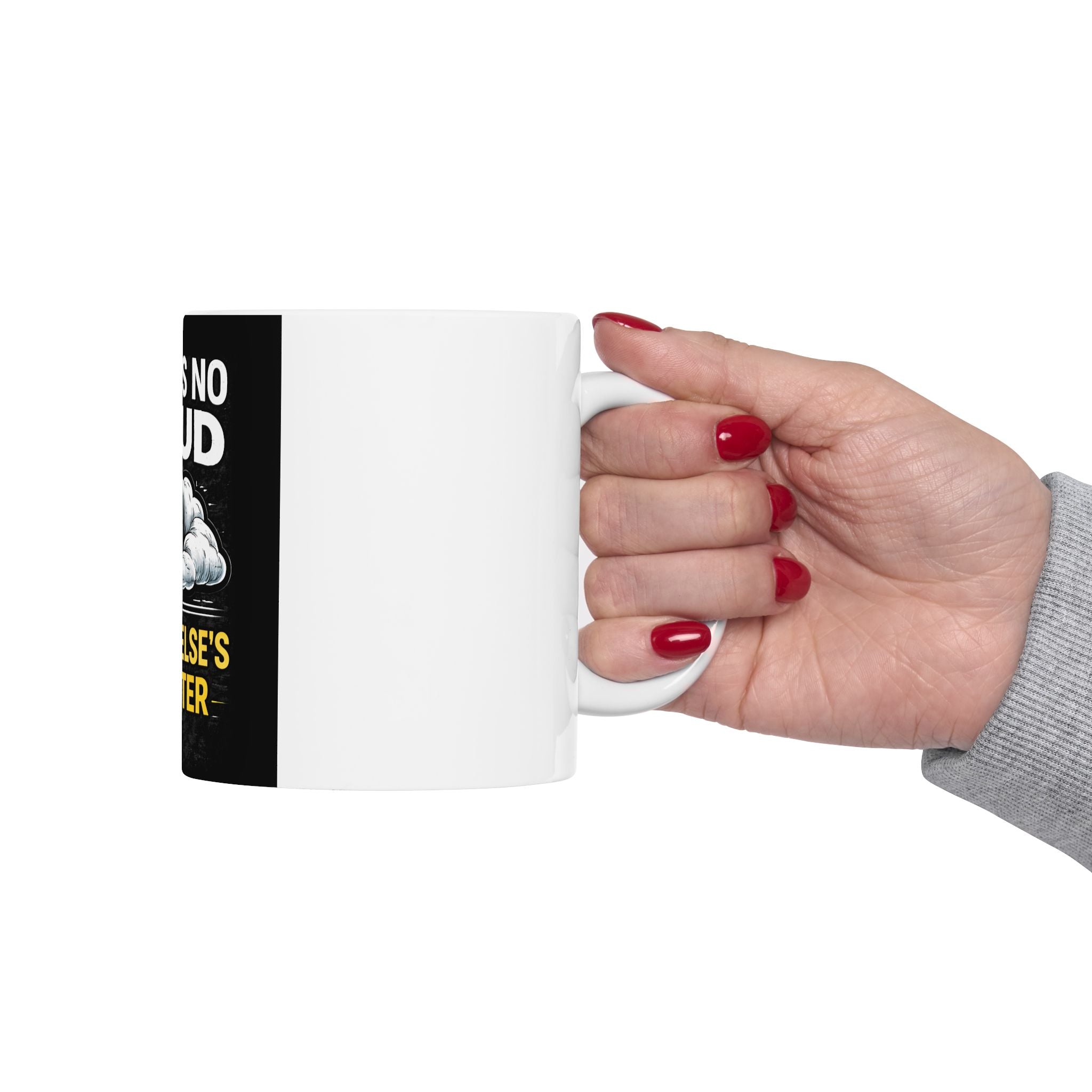 "There Is No Cloud, Just Someone Else's Computer" Tech Humor Ceramic Mug Funny IT Coffee Cup (11oz, 15oz)