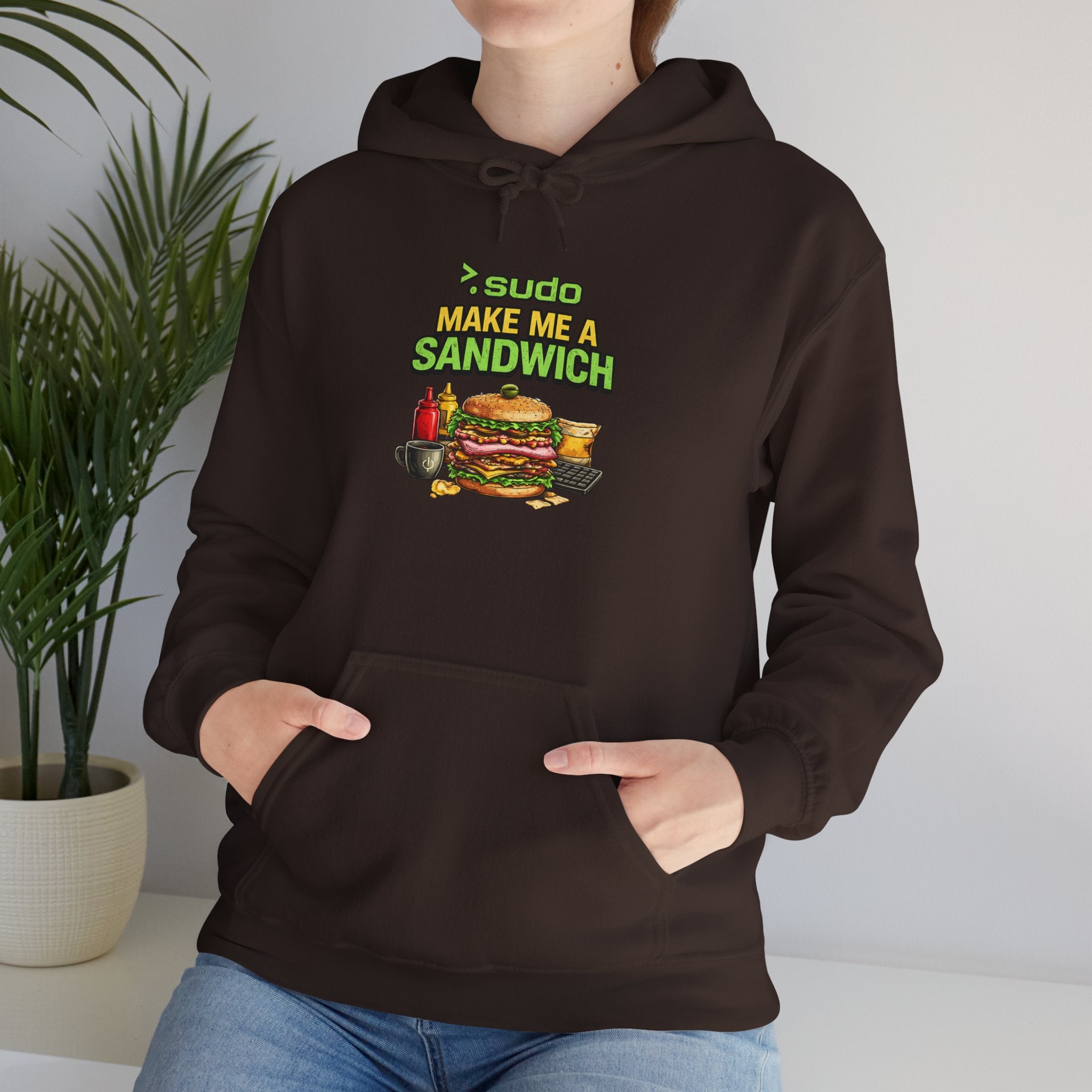 ">.Sudo Make Me A Sandwich" IT Humor Unisex Heavy Blend™ Hoodie