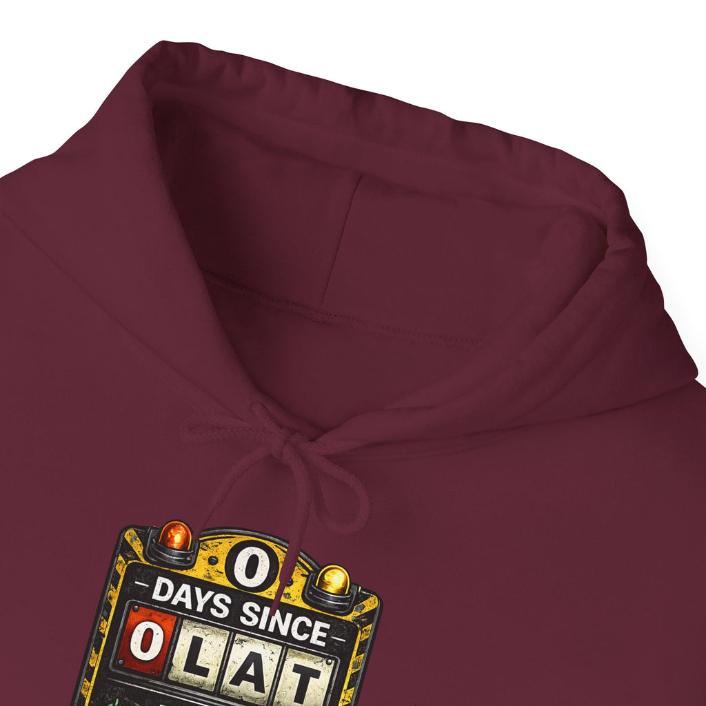 "0 Days Since Last IT Incident" Tech Humor Unisex Heavy Blend™ Hoodie