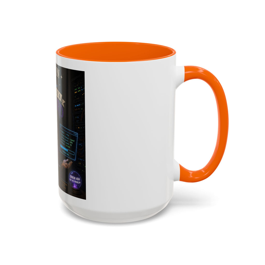 "I Work in IT... I'm Basically a Wizard" Funny IT Tech Support Humor Coffee Mug