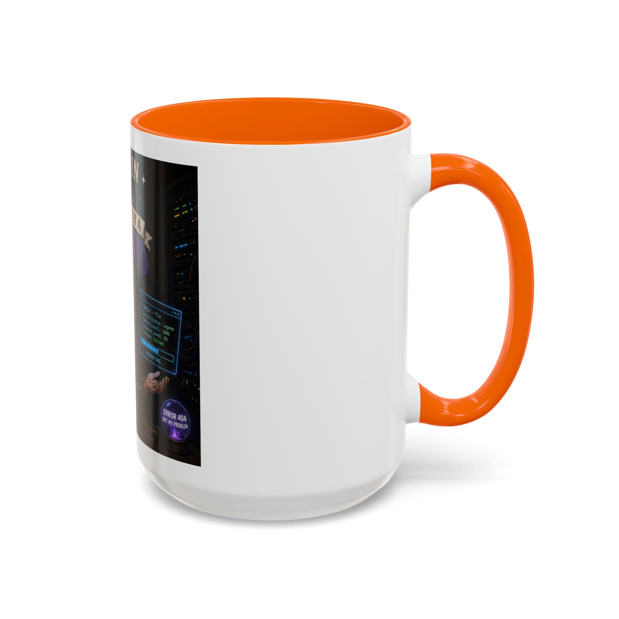 "I Work in IT... I'm Basically a Wizard" Funny IT Tech Support Humor Coffee Mug