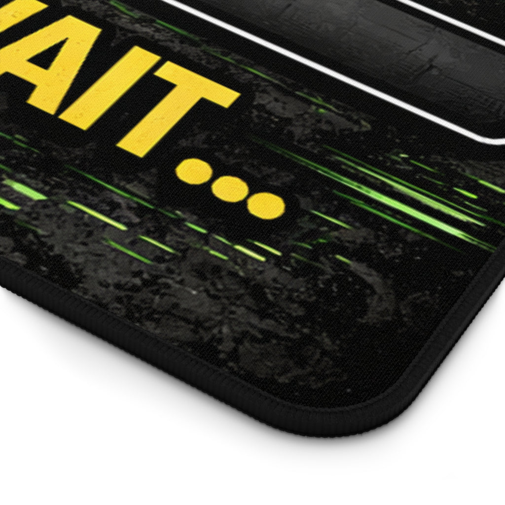 "Compiling... Please Wait" Funny IT Desk Mat Tech Humor Programmer Keyboard Mouse Pad