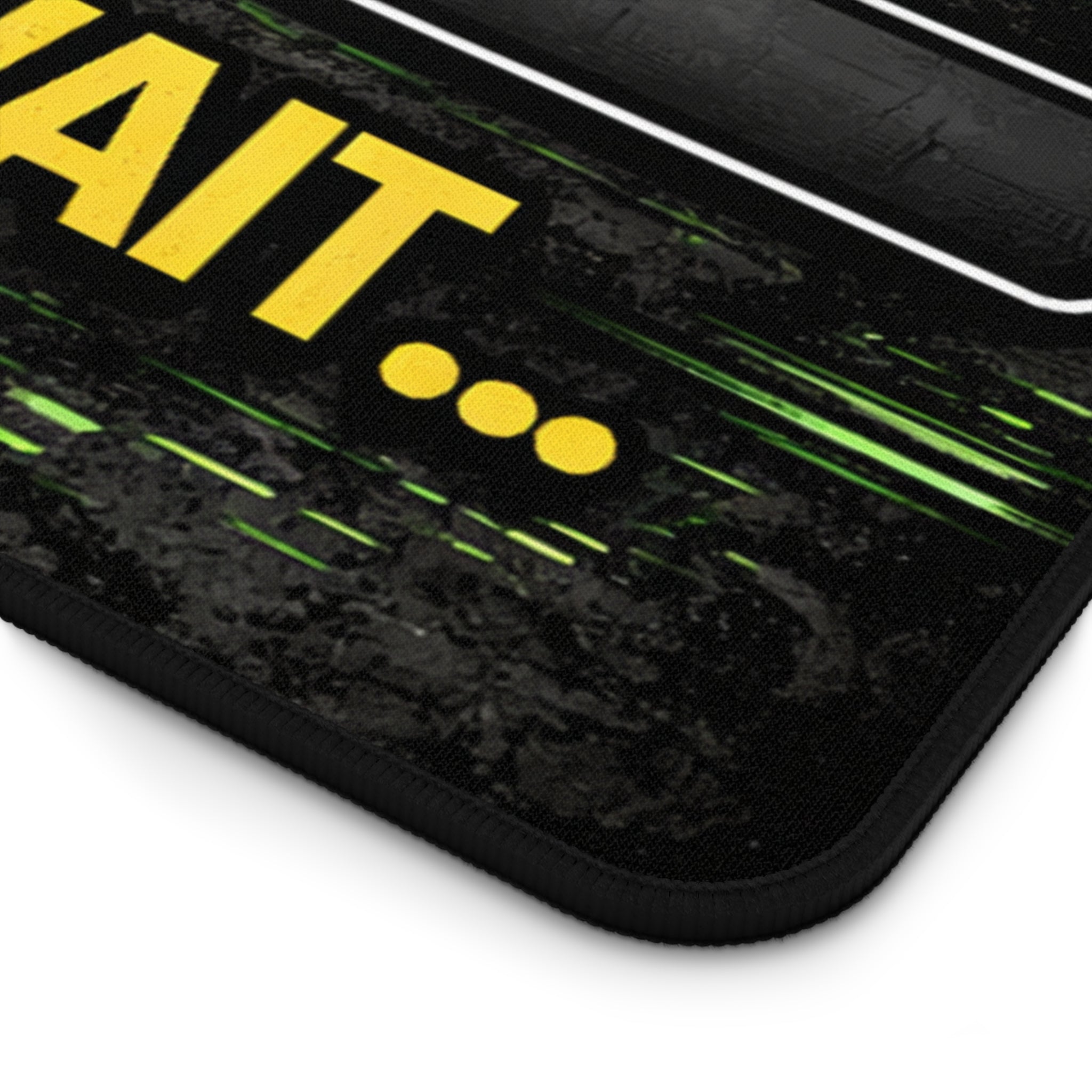 "Compiling... Please Wait" Funny IT Desk Mat Tech Humor Programmer Keyboard Mouse Pad
