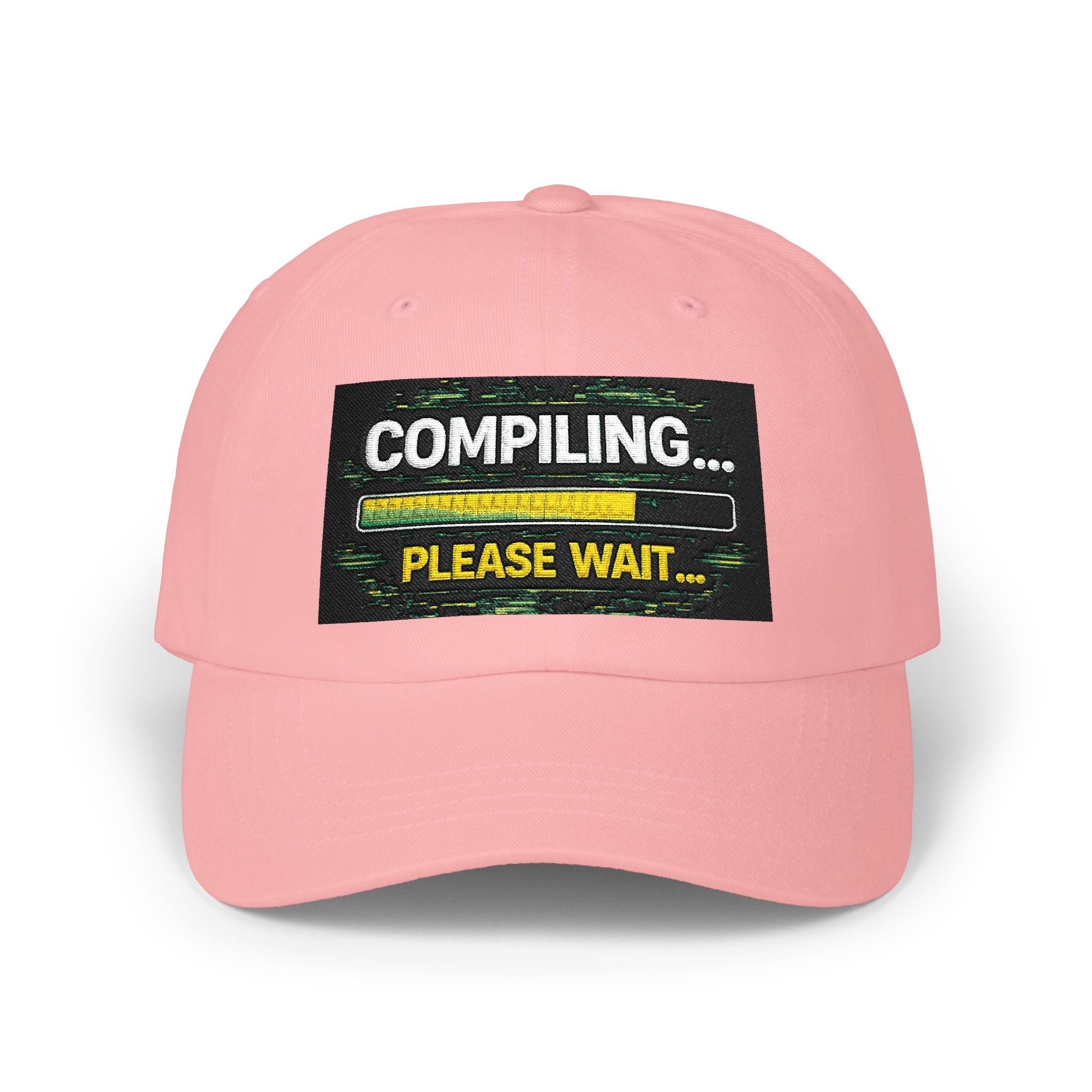"Compiling...Please Wait" Tech Humor Funny IT Baseball Hat/Cap