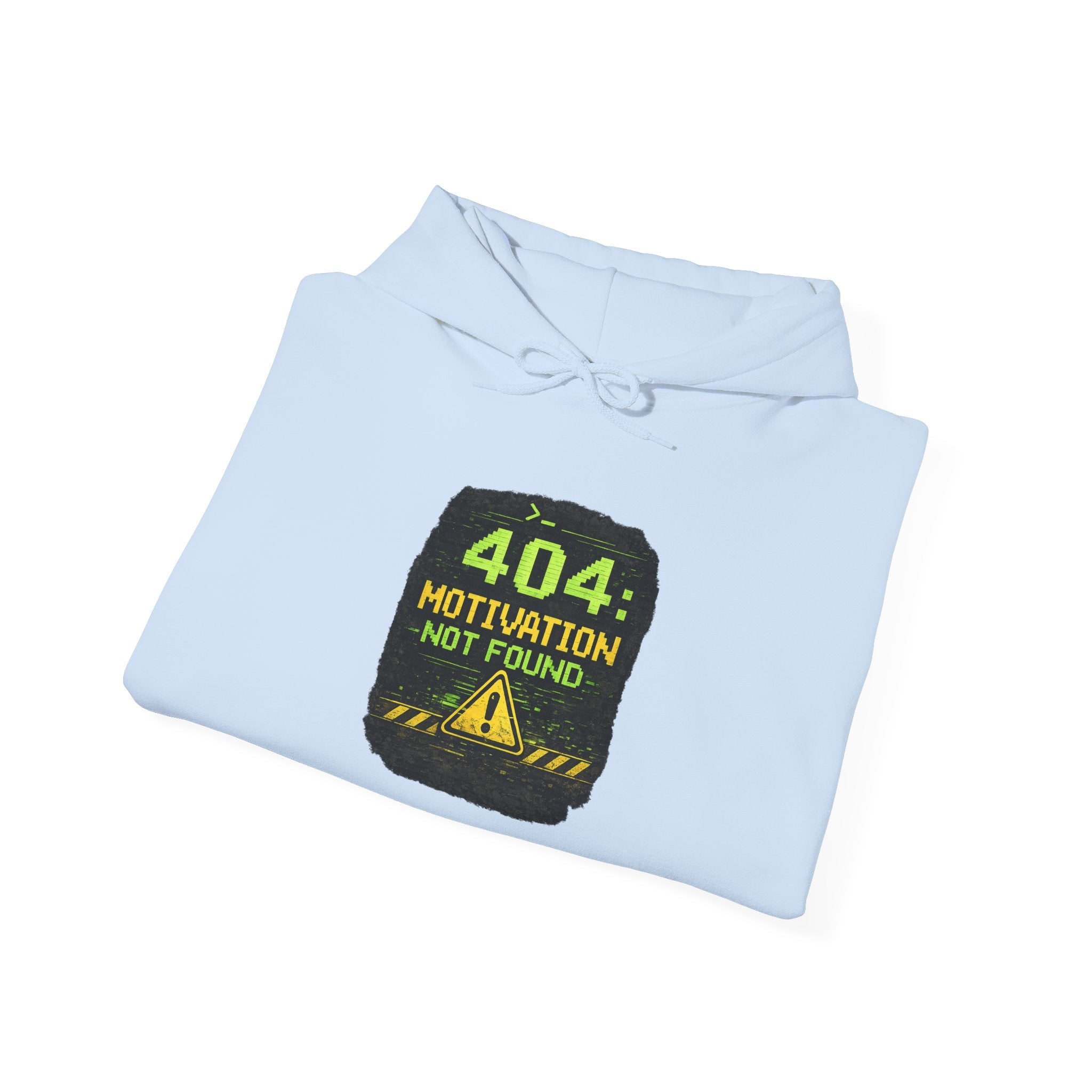 "Error 404 Motivation Not Found" IT Humor Unisex Heavy Blend™ Hoodie