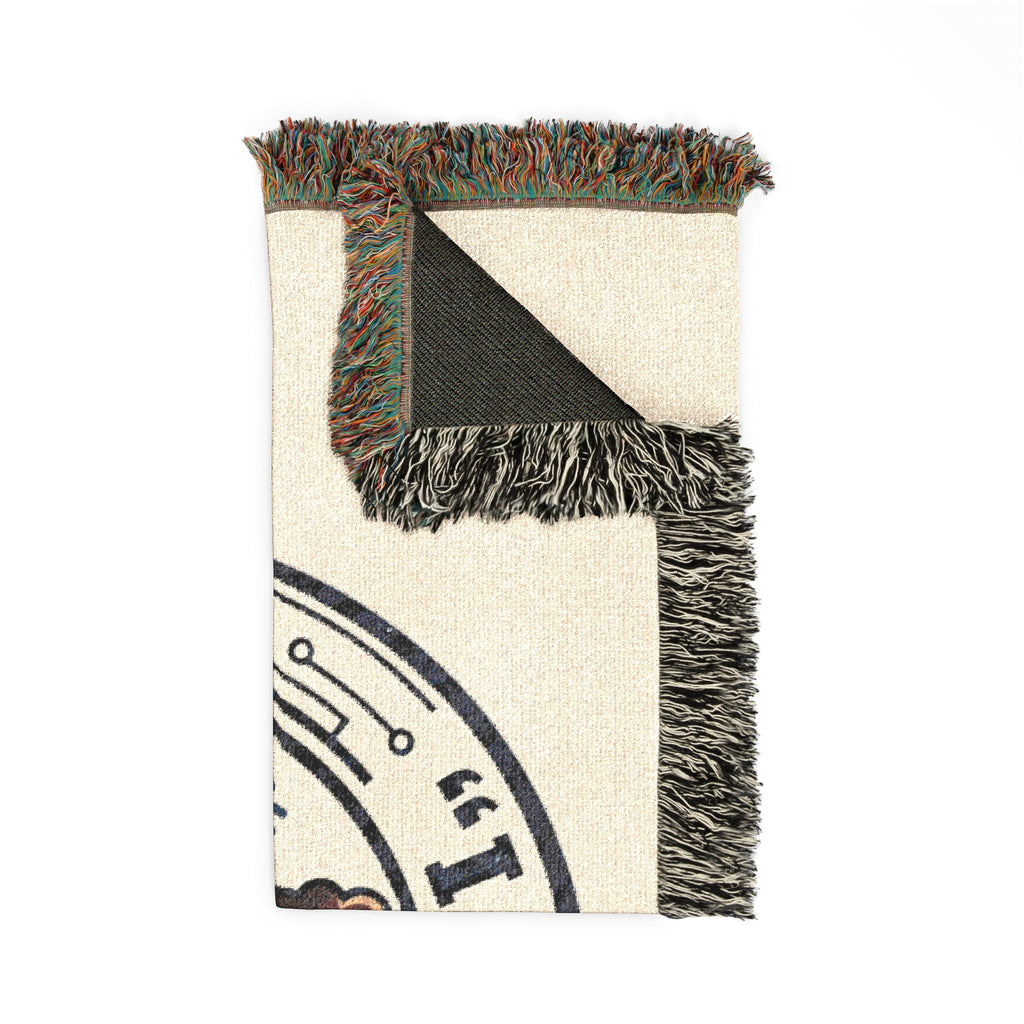 "I Fix: It Worked Before" Funny IT Tech Humor  Woven Throw Blanket