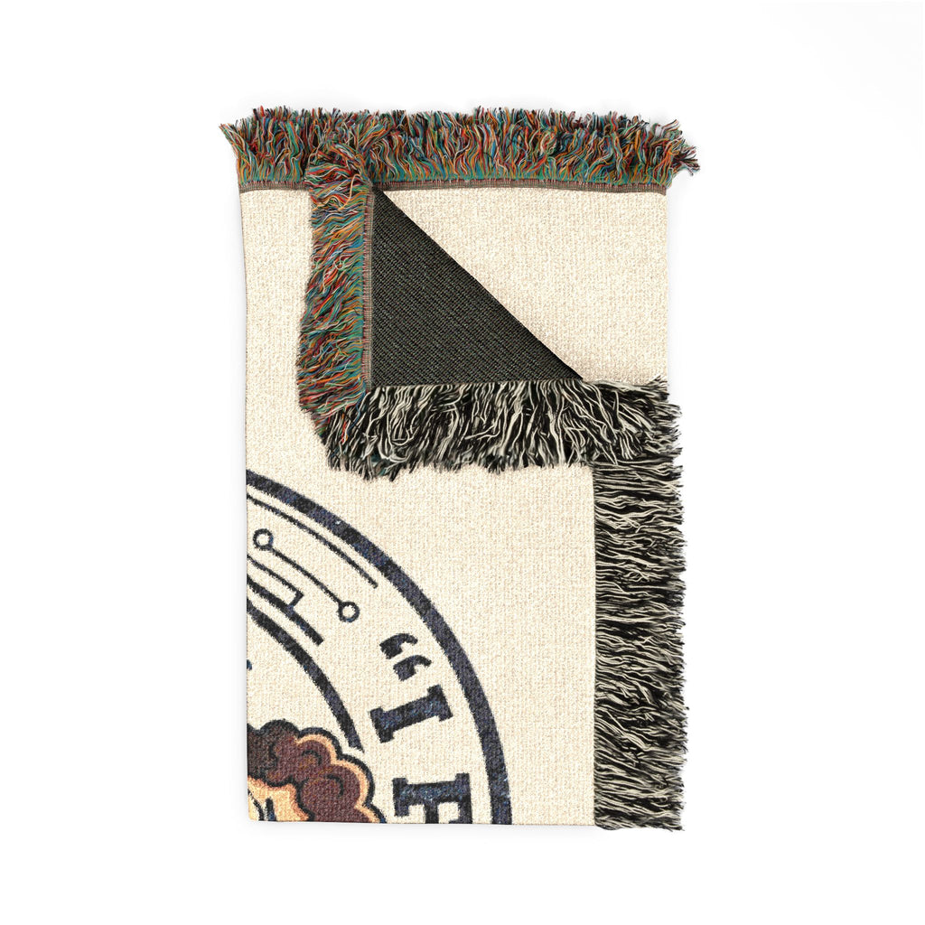 "I Fix: It Worked Before" Funny IT Tech Humor  Woven Throw Blanket