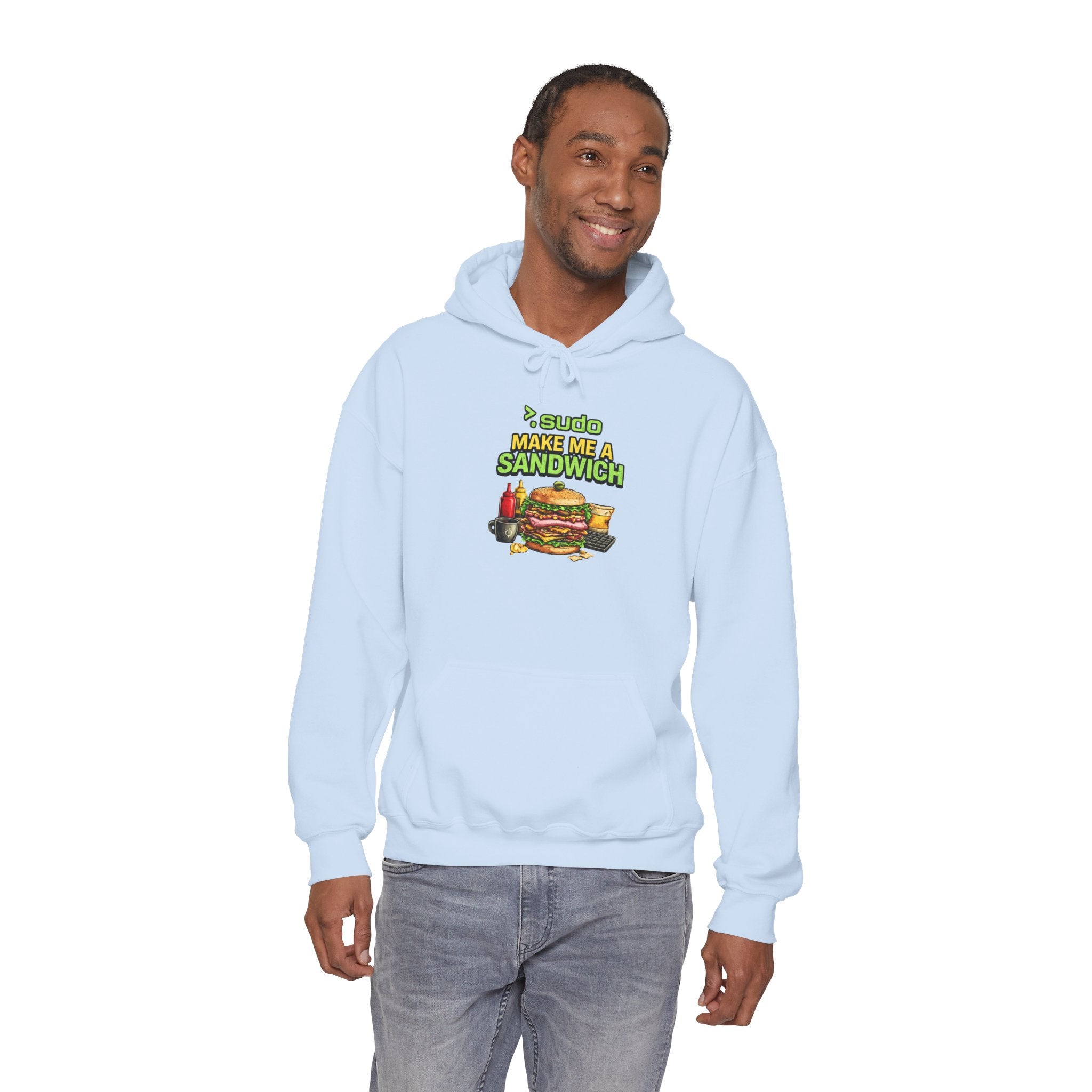 ">.Sudo Make Me A Sandwich" IT Humor Unisex Heavy Blend™ Hoodie