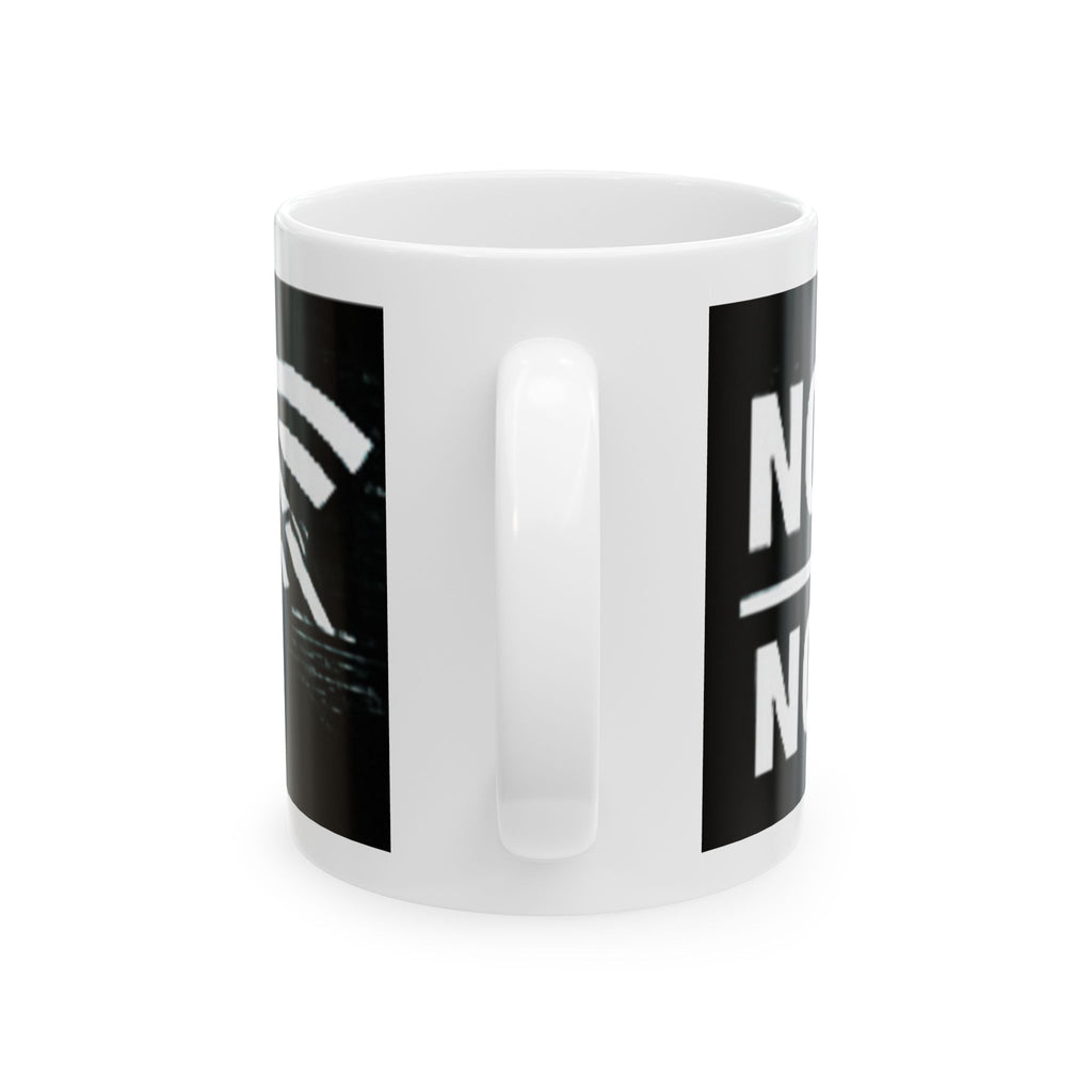 "No Signal, No Problem" Geek Humor Ceramic Mug, (11oz, 15oz)