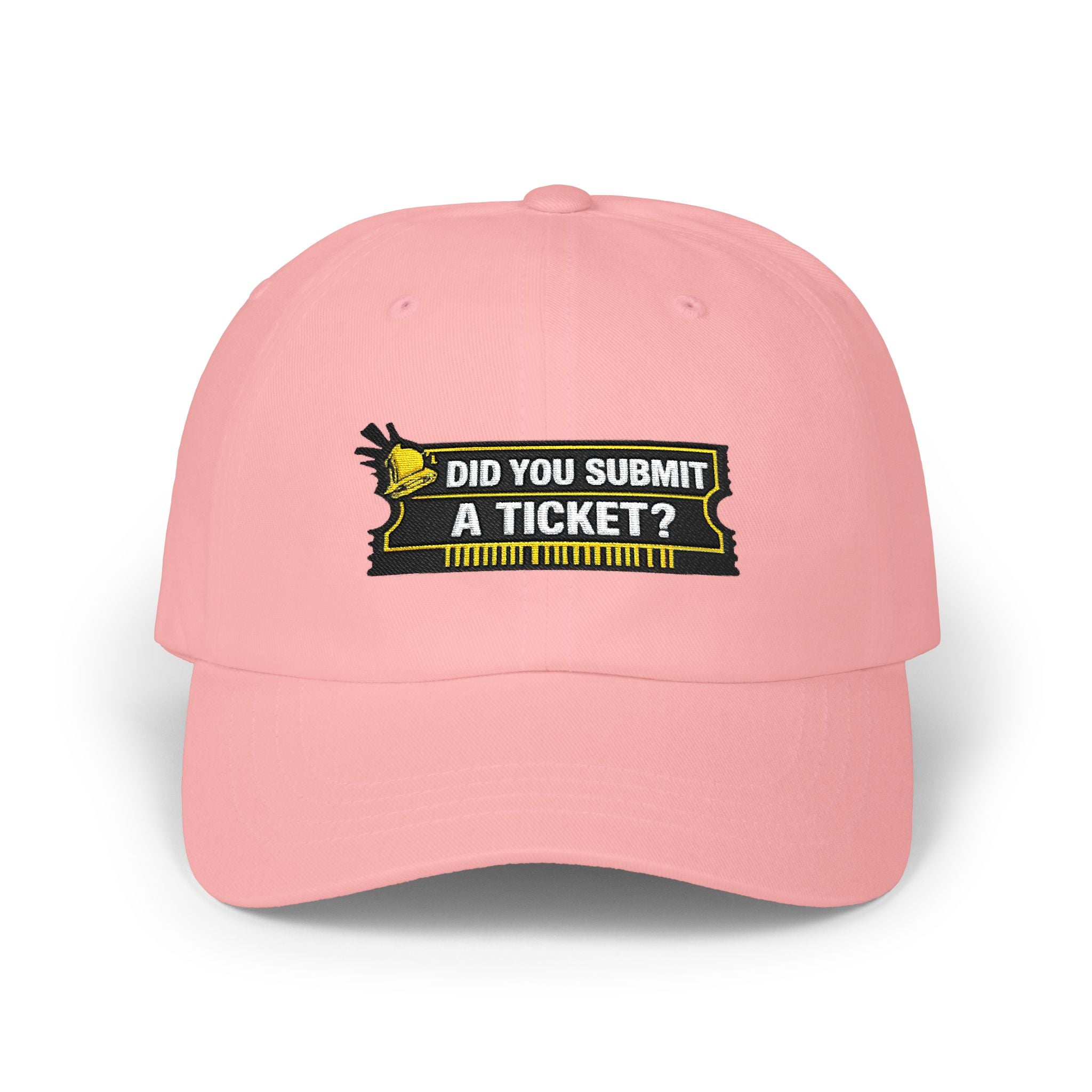 "Did You Submit a Ticket?" Tech Humor Funny IT Baseball Hat/Cap