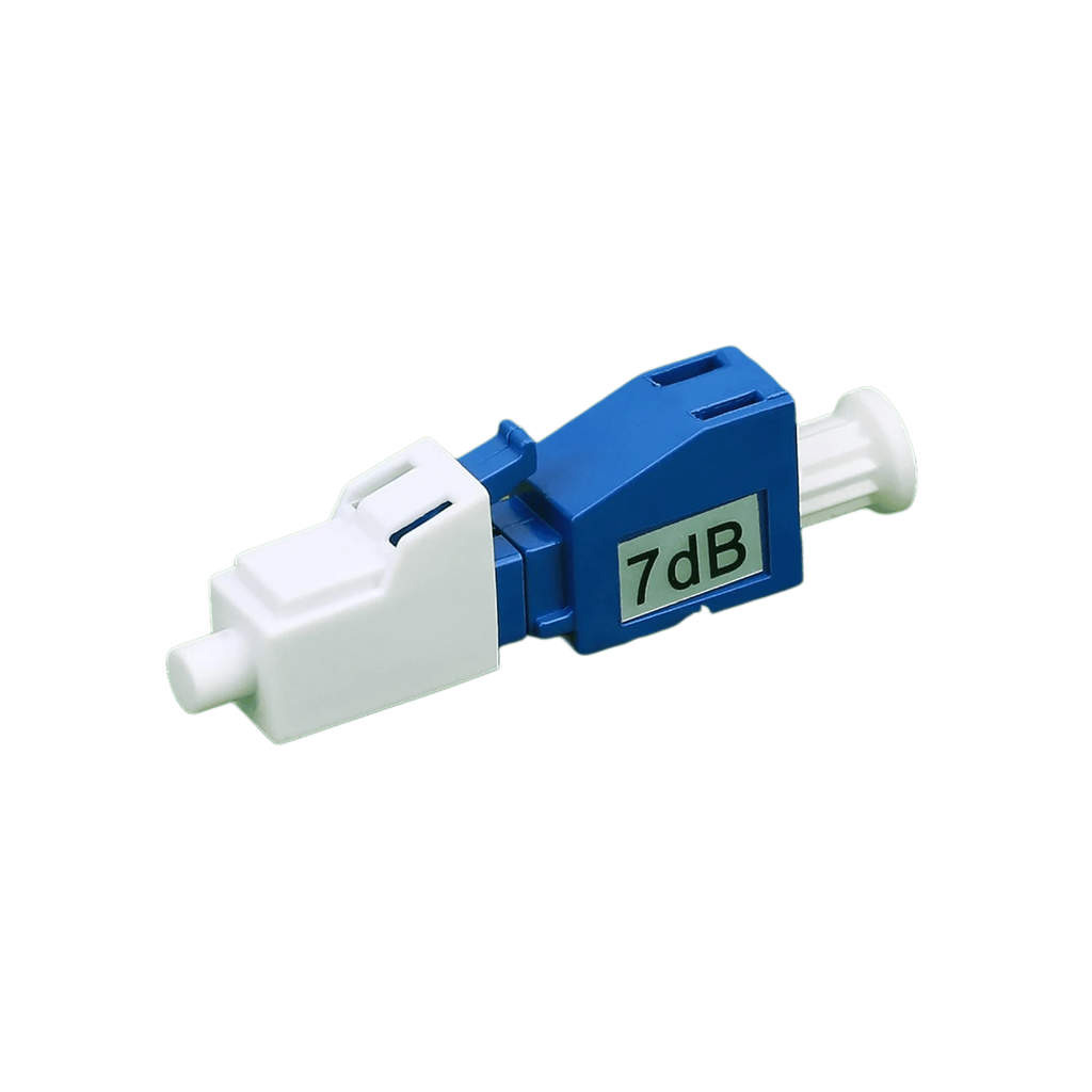 LC/UPC Fiber Optic Attenuator 7dB | LC Male-Female Build-Out Adapter
