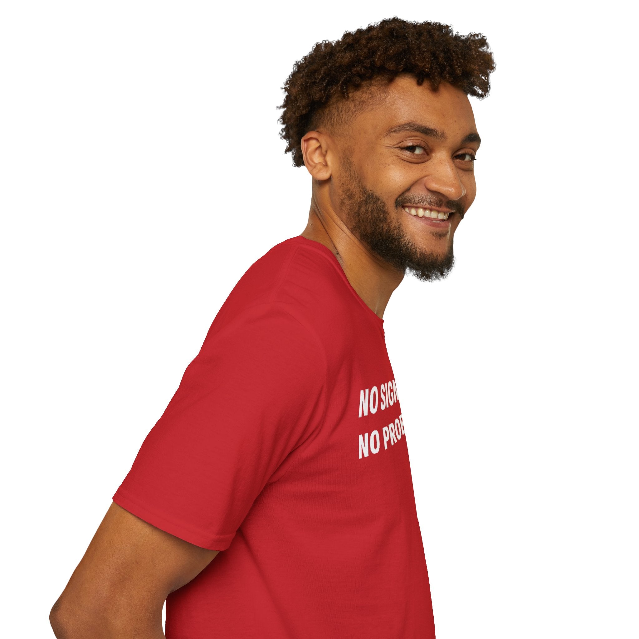 "No Signal, No Problem" Funny IT Tech Humor T-Shirt